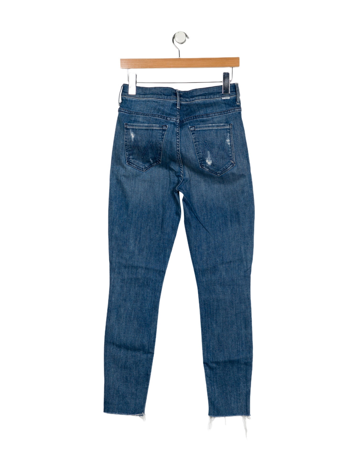 Mother Mid-Rise Skinny Leg Jeans