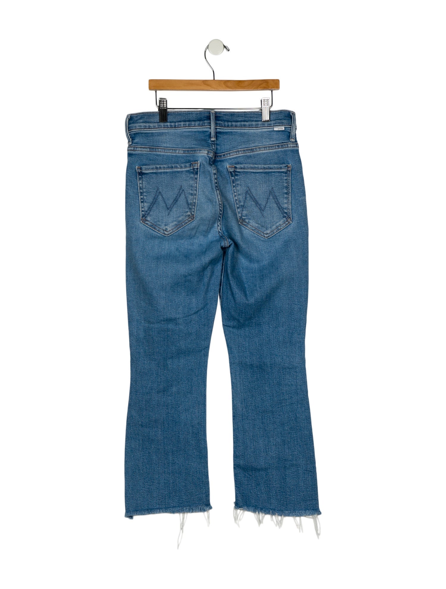 Mother Mid-Rise Straight Leg Jeans