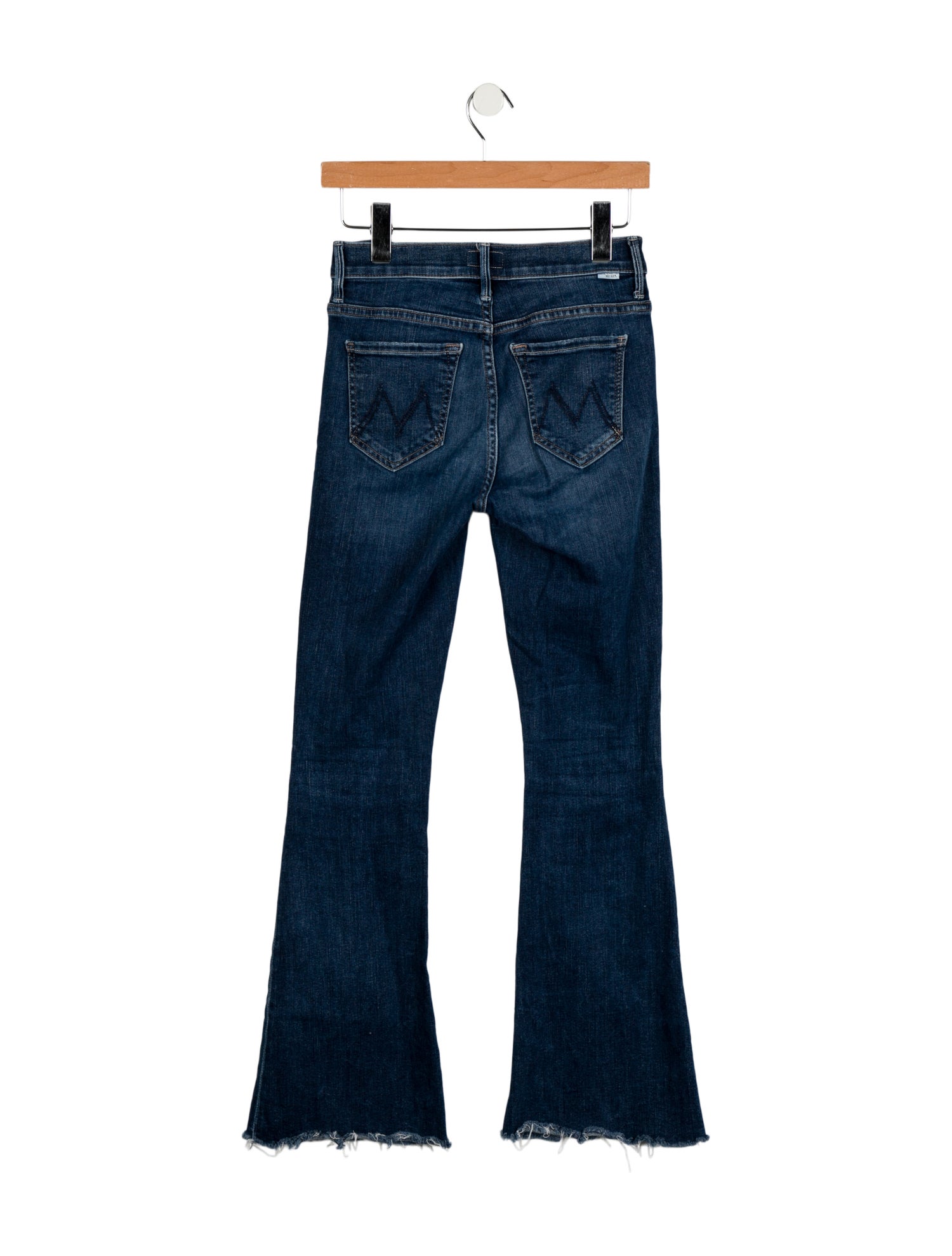 Mother Mid-Rise Wide Leg Jeans