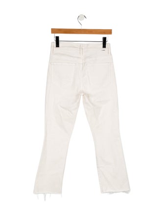 Mother Mid-Rise Straight Leg Jeans