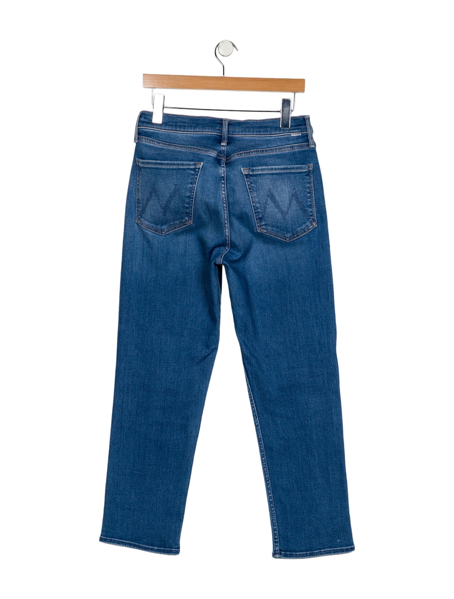 Mother High-Rise Straight Leg Jeans