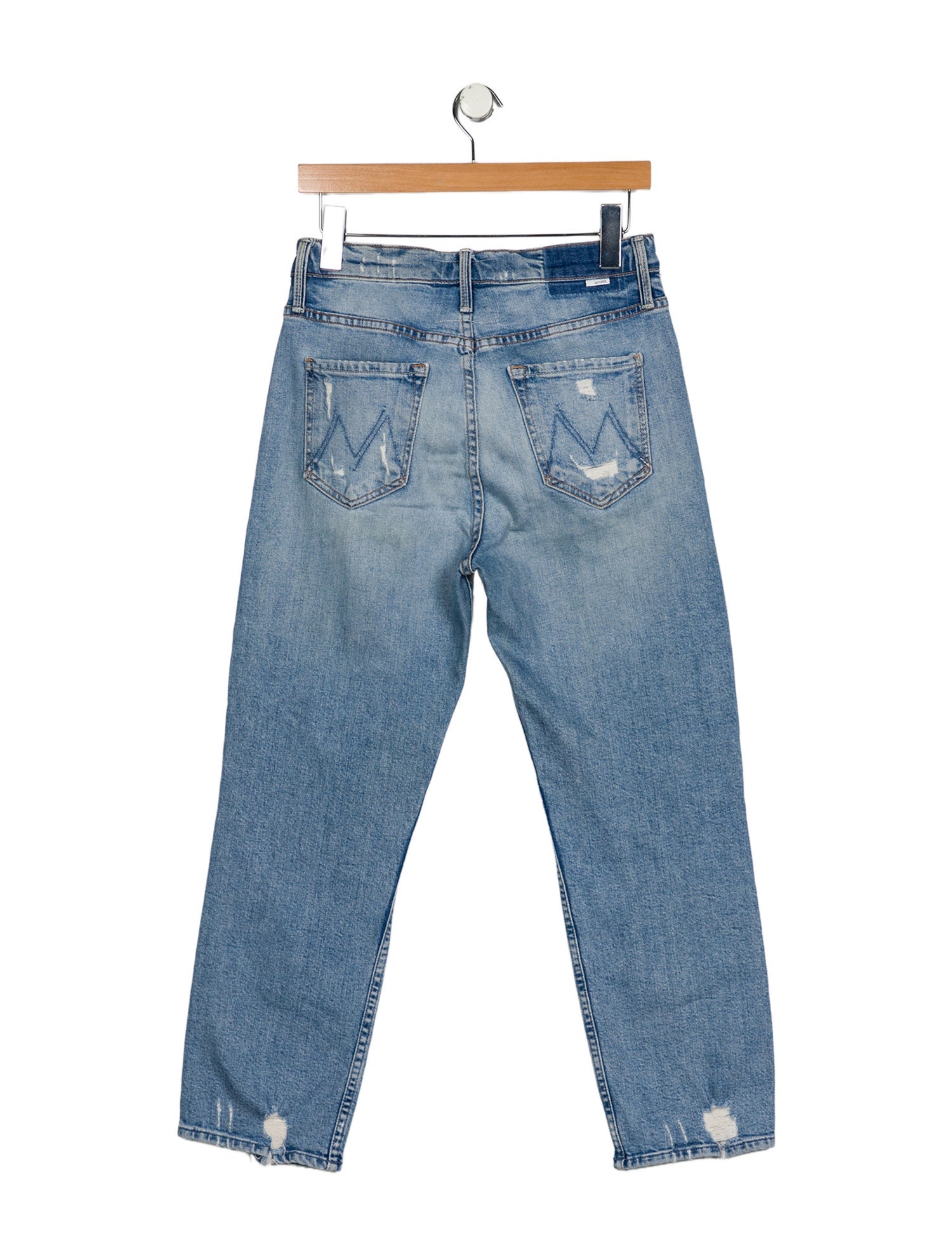 Mother High-Rise Straight Leg Jeans