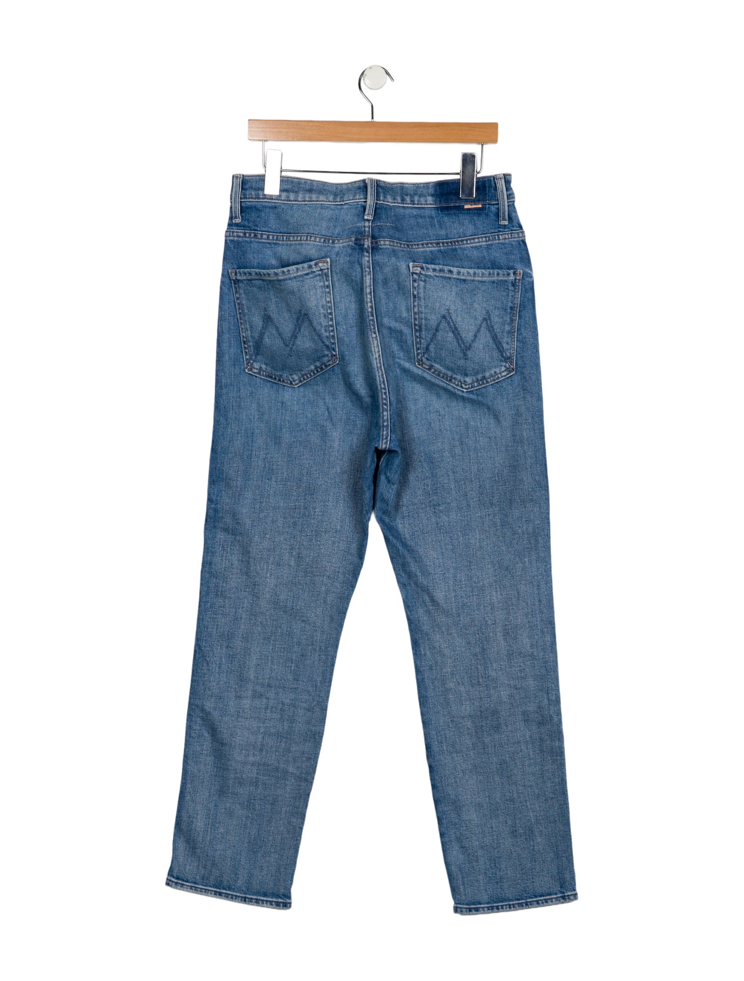 Mother High-Rise Straight Leg Jeans