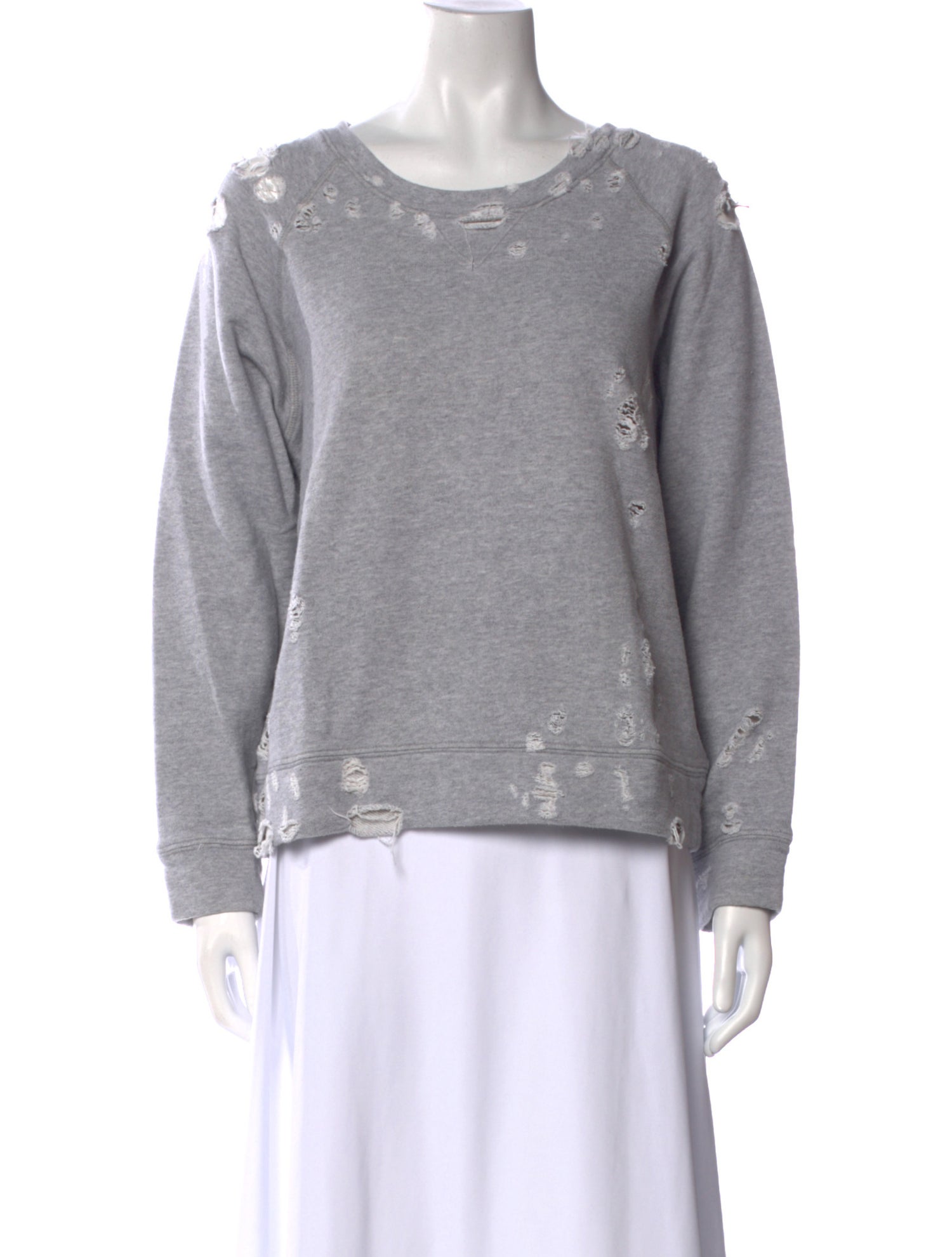 Mother Scoop Neck Long Sleeve Sweatshirt