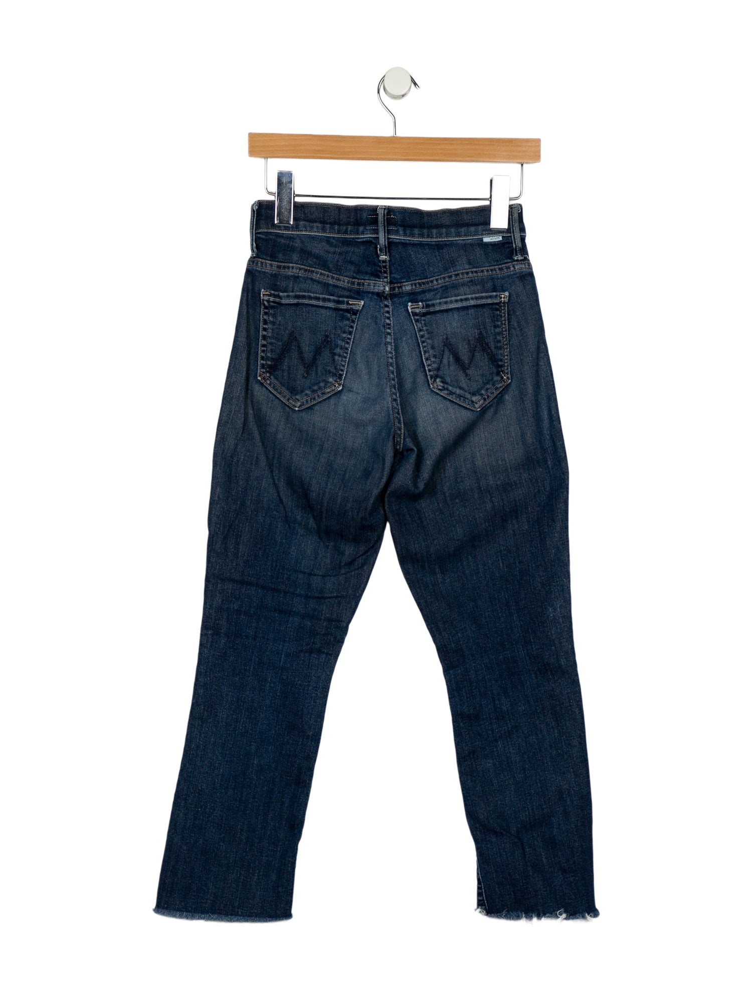 Mother Mid-Rise Straight Leg Jeans