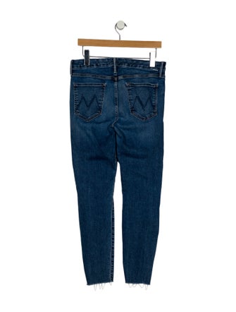 Mother Mid-Rise Skinny Leg Jeans