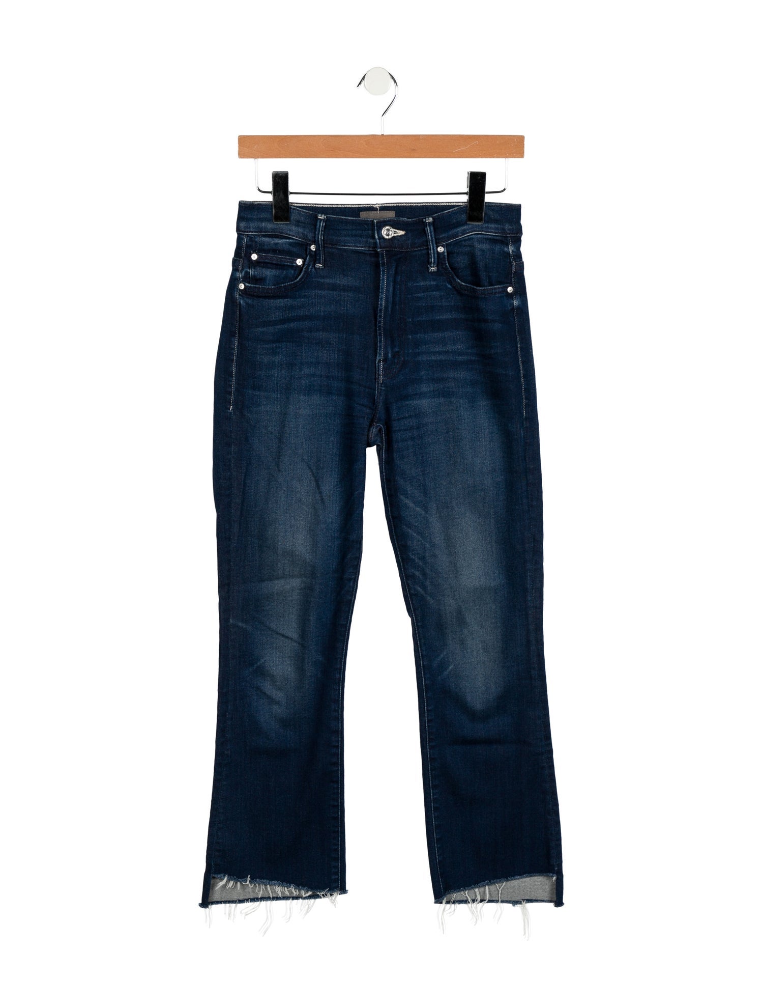 Mother Mid-Rise Straight Leg Jeans