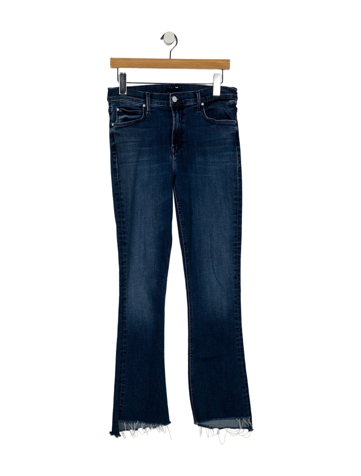 Mother Mid-Rise Straight Leg Jeans