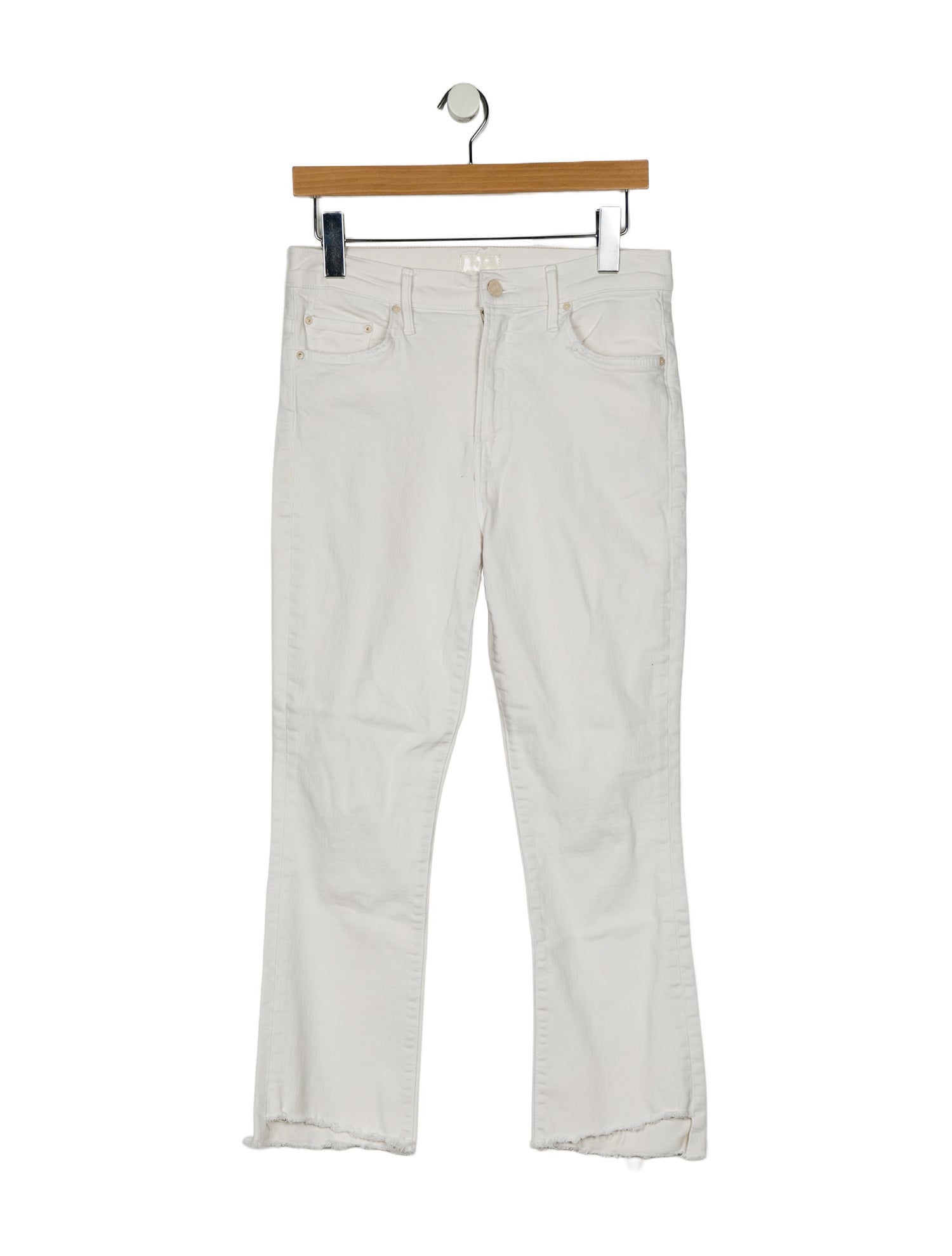 Mother Mid-Rise Straight Leg Jeans