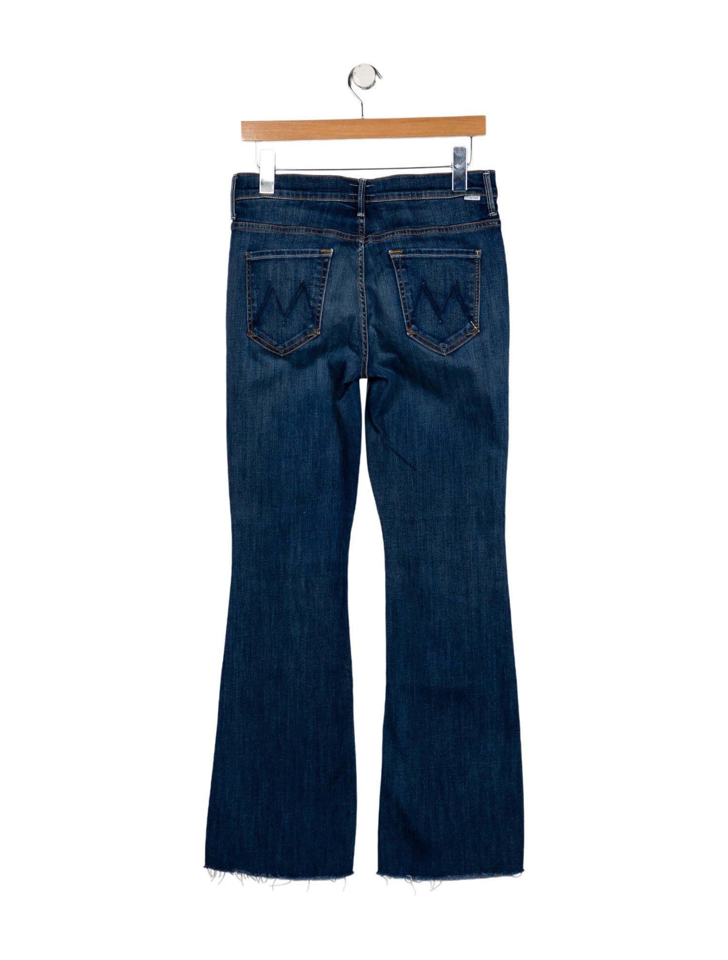 Mother Mid-Rise Wide Leg Jeans