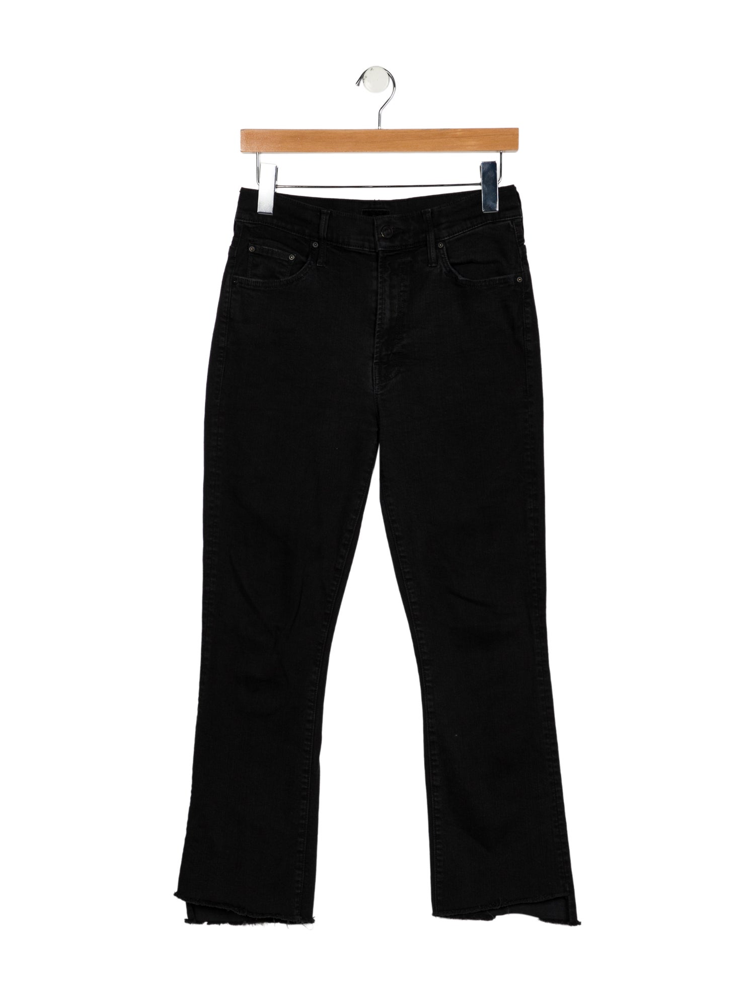 Mother Mid-Rise Straight Leg Jeans