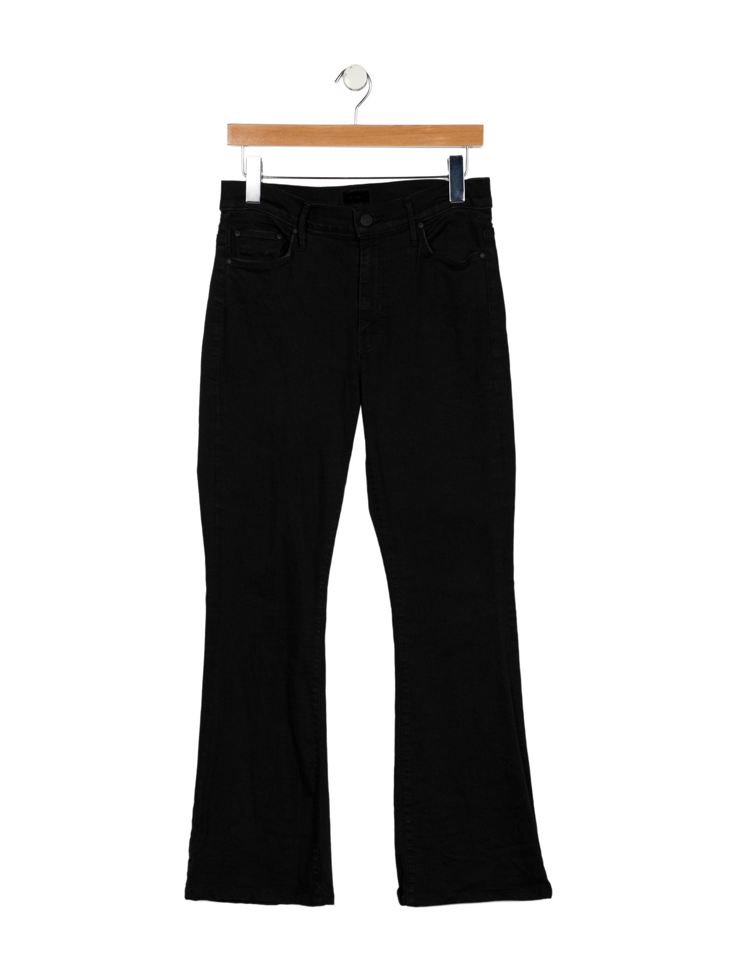 Mother Mid-Rise Wide Leg Jeans