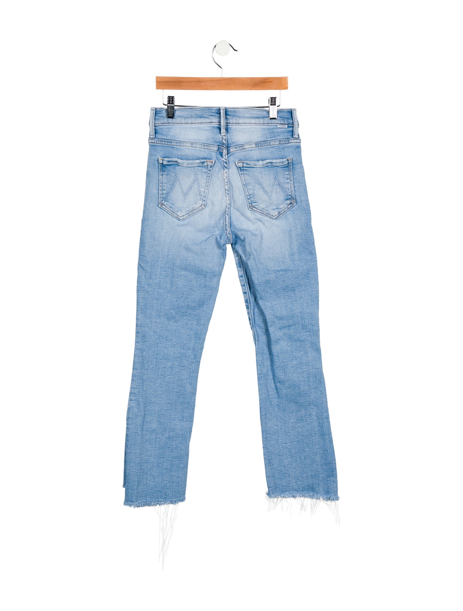 Mother Mid-Rise Straight Leg Jeans
