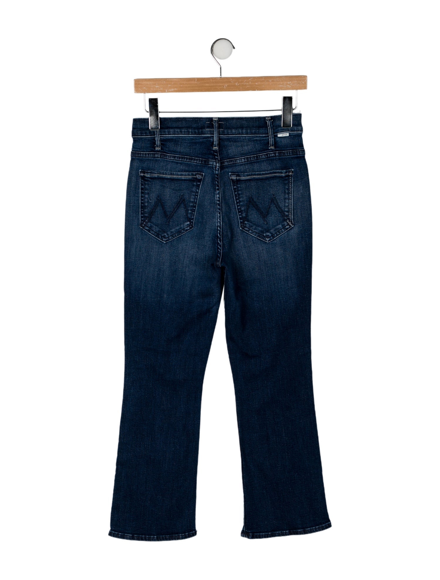 Mother Mid-Rise Straight Leg Jeans