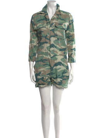 Mother Camouflage Print Romper