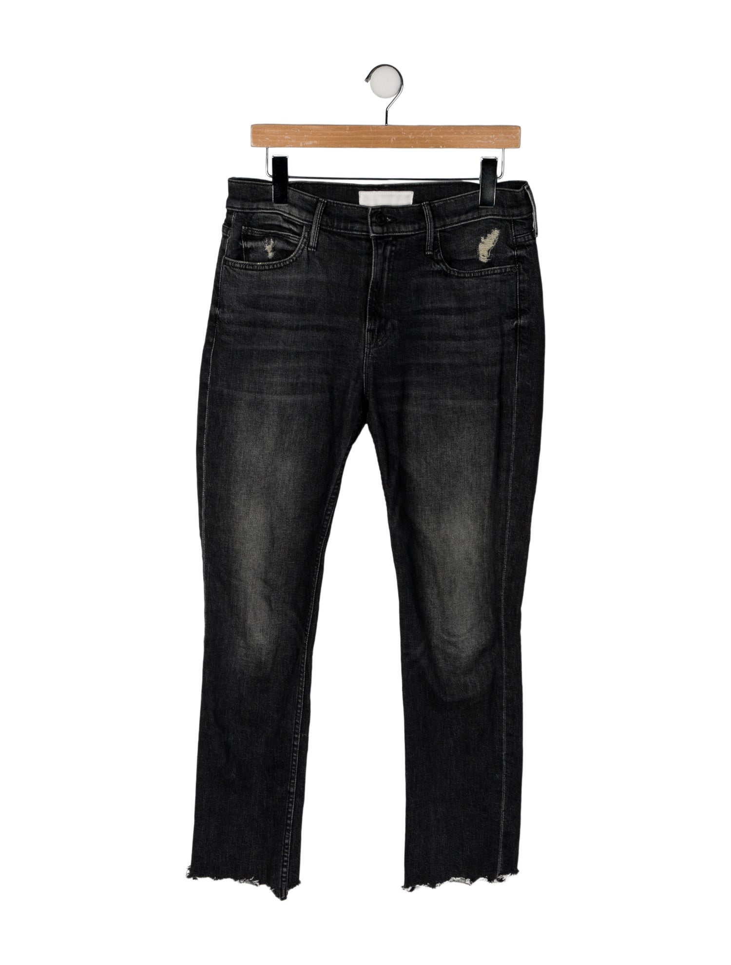 Mother Mid-Rise Straight Leg Jeans