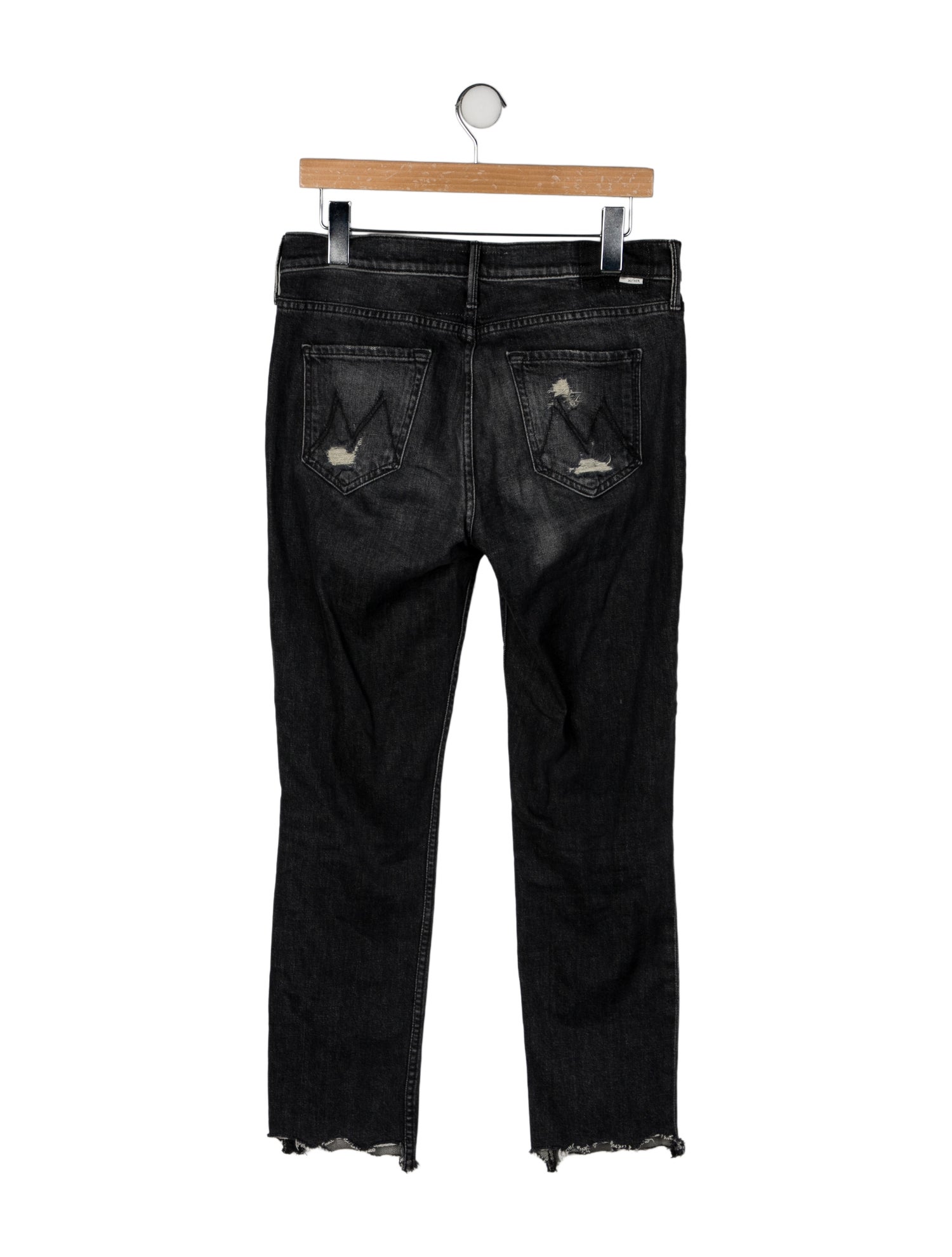Mother Mid-Rise Straight Leg Jeans