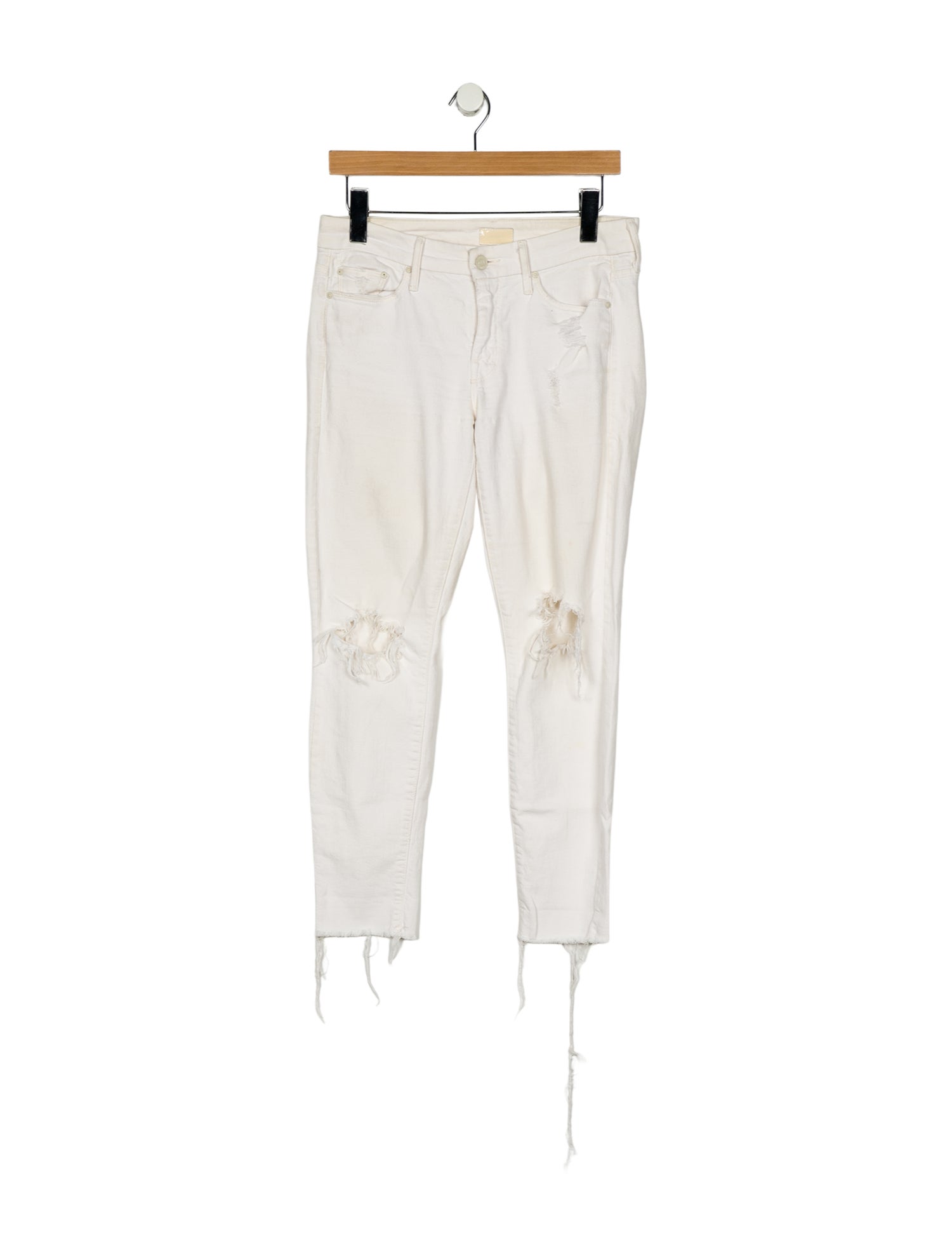 Mother Mid-Rise Skinny Leg Jeans