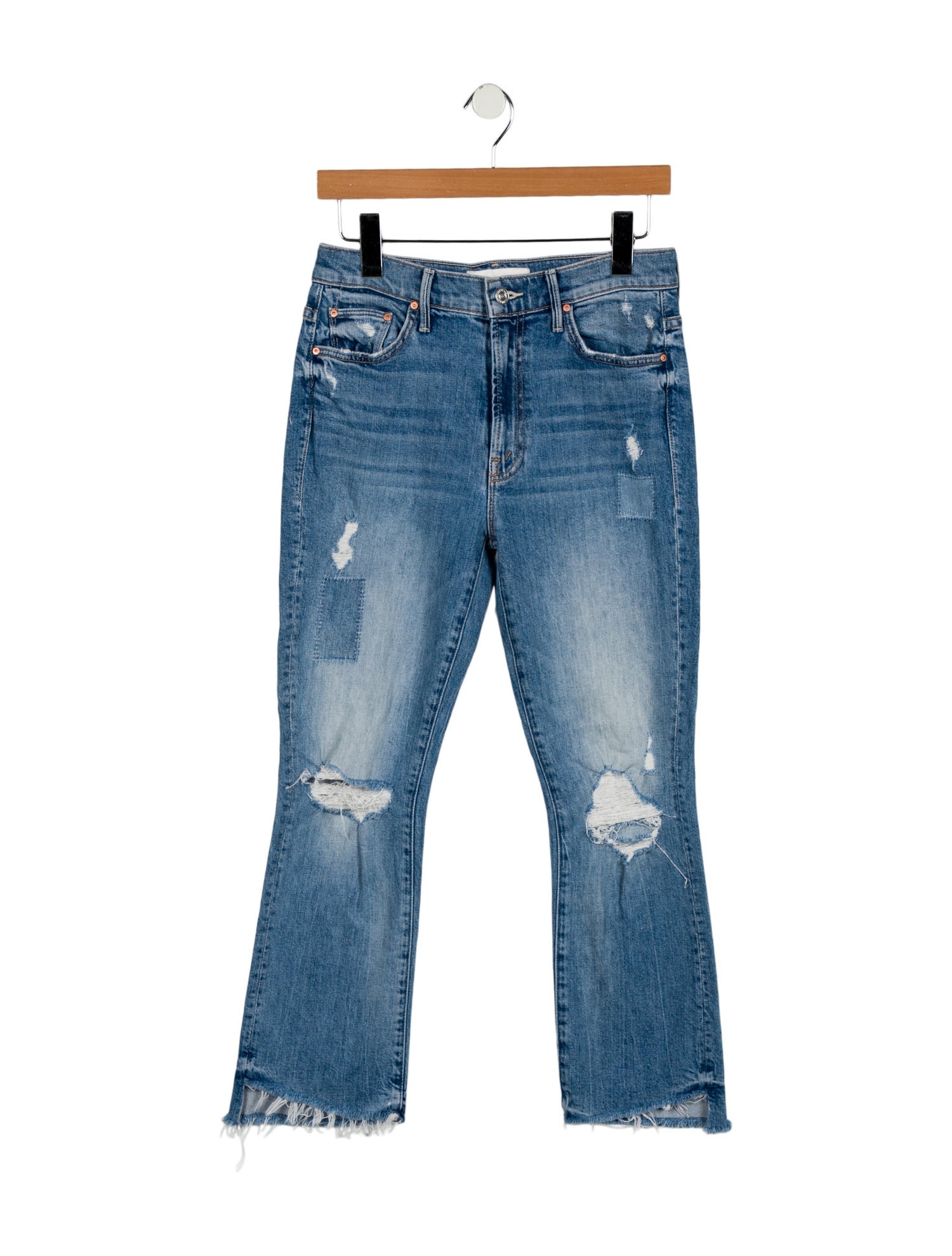 Mother Mid-Rise Flared Jeans