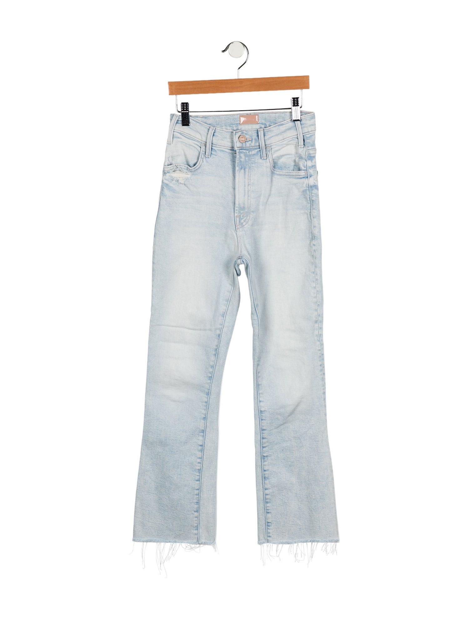 Mother Mid-Rise Straight Leg Jeans