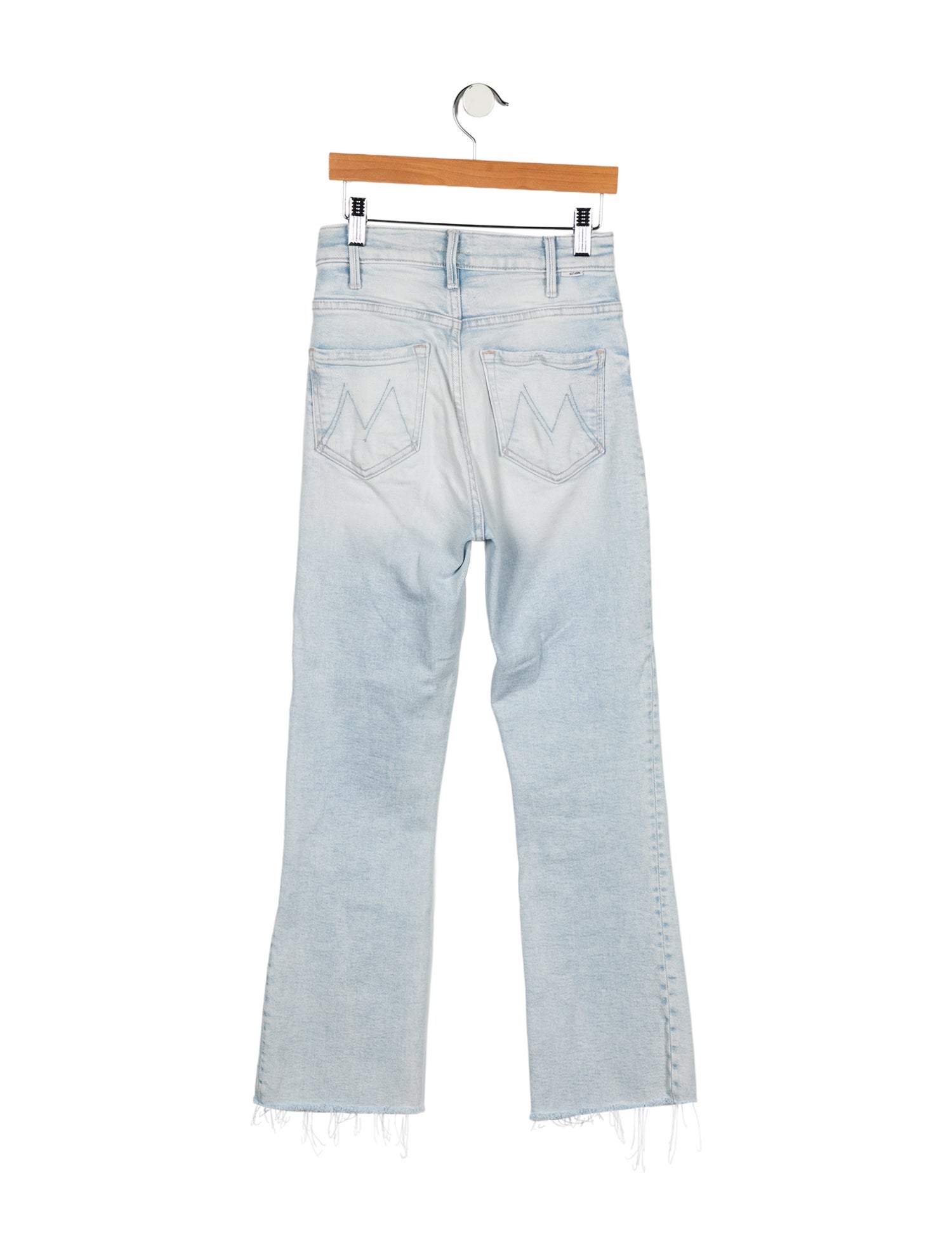 Mother Mid-Rise Straight Leg Jeans