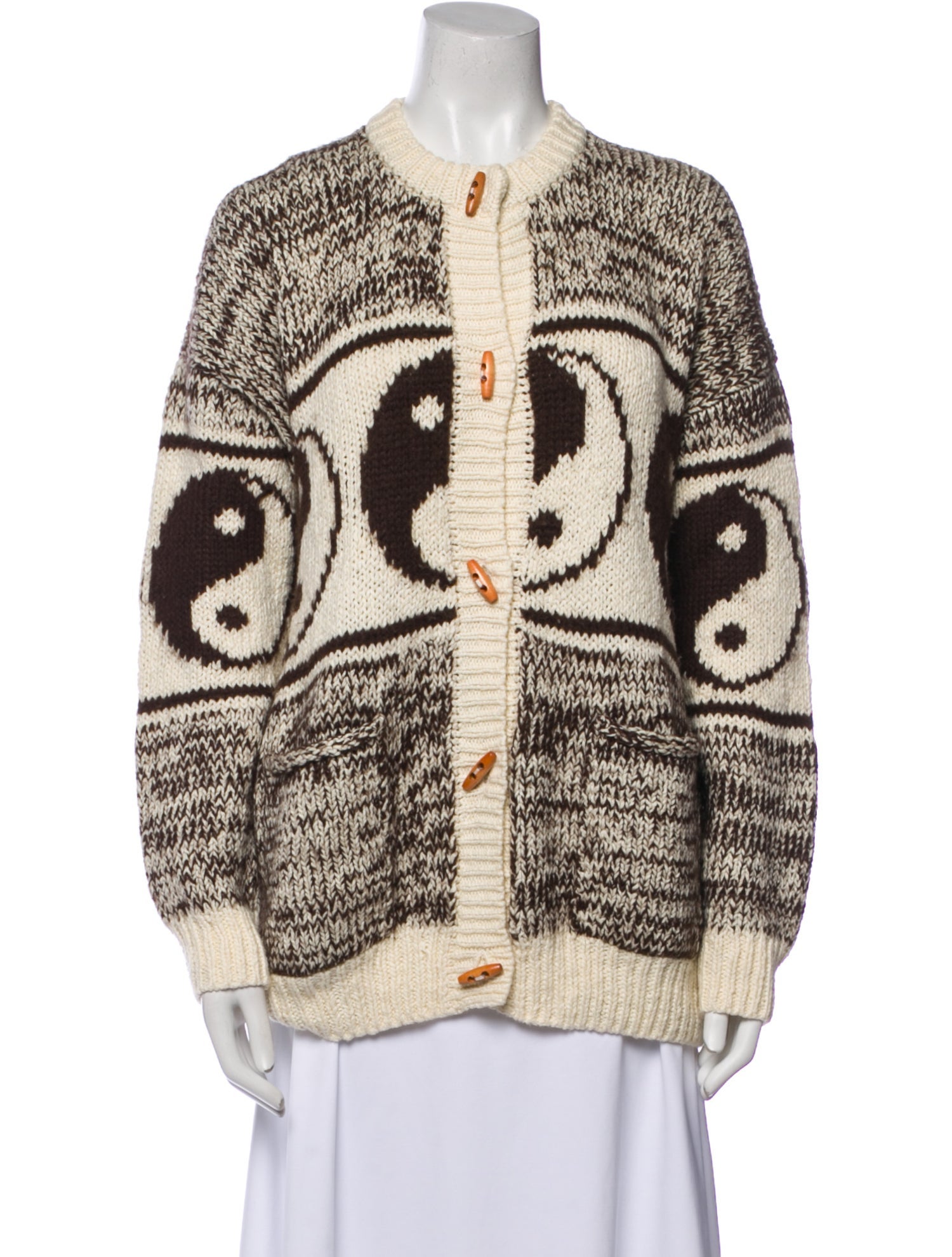 Mother Printed Crew Neck Sweater