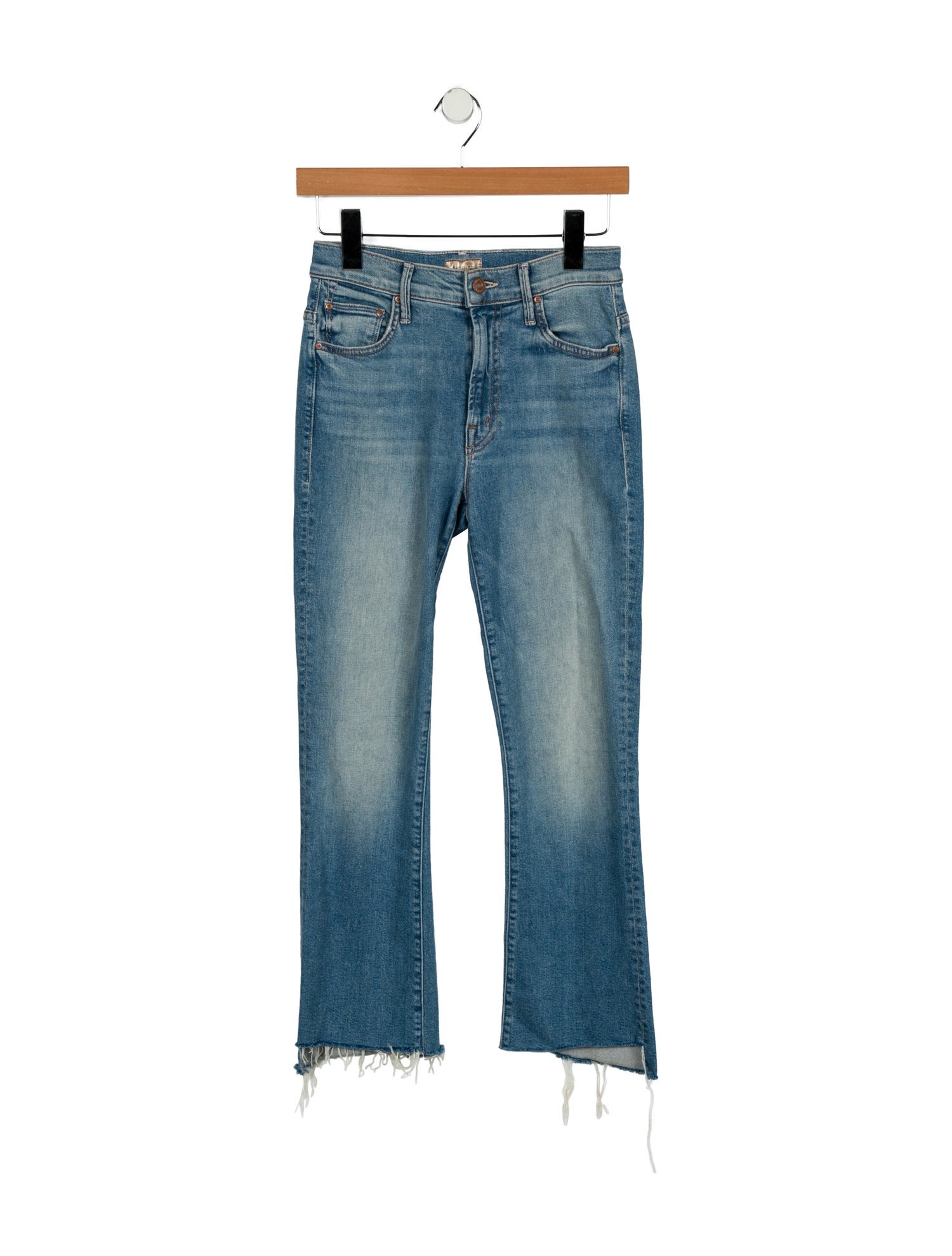 Mother High-Rise Straight Leg Jeans