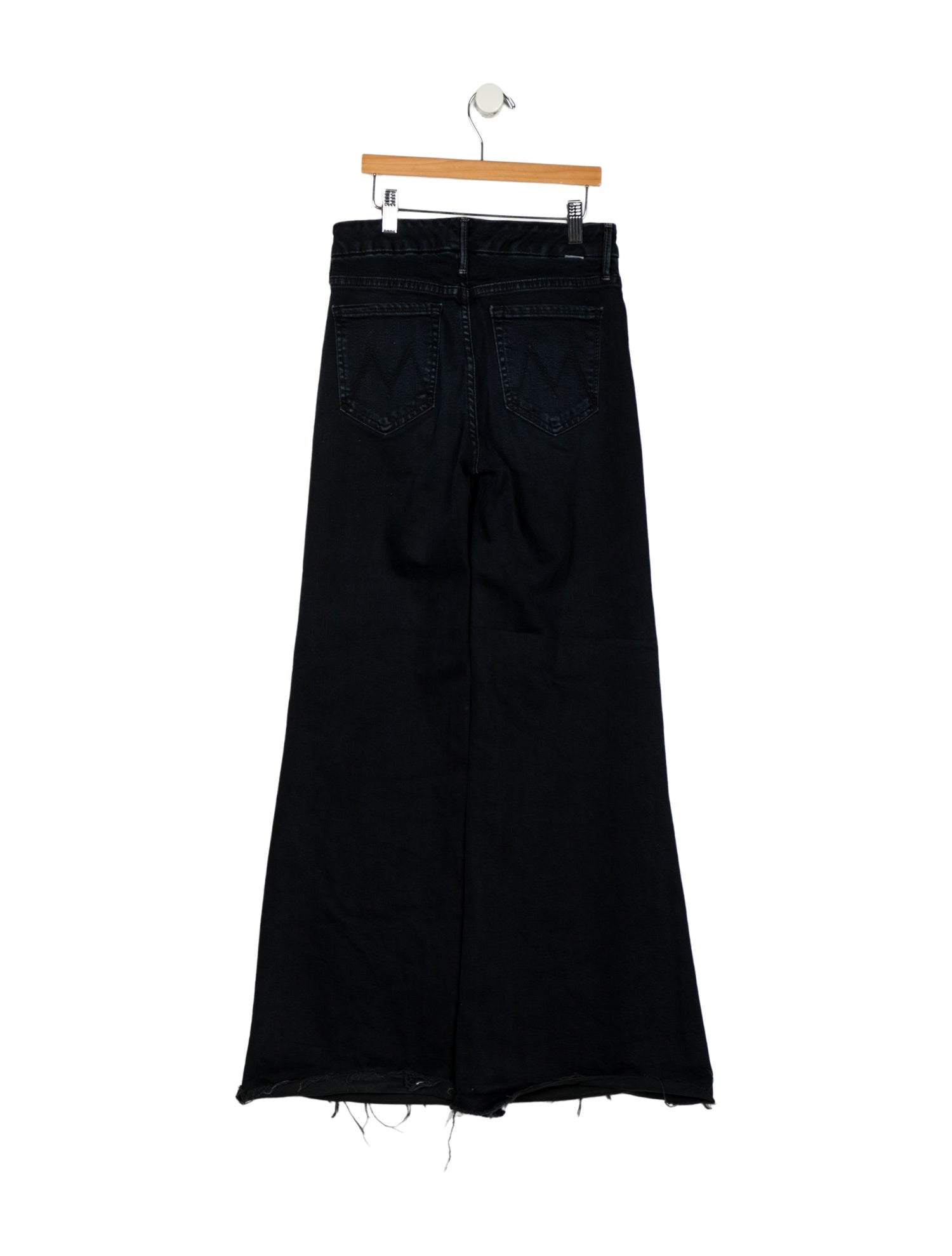 Mother Mid-Rise Wide Leg Jeans
