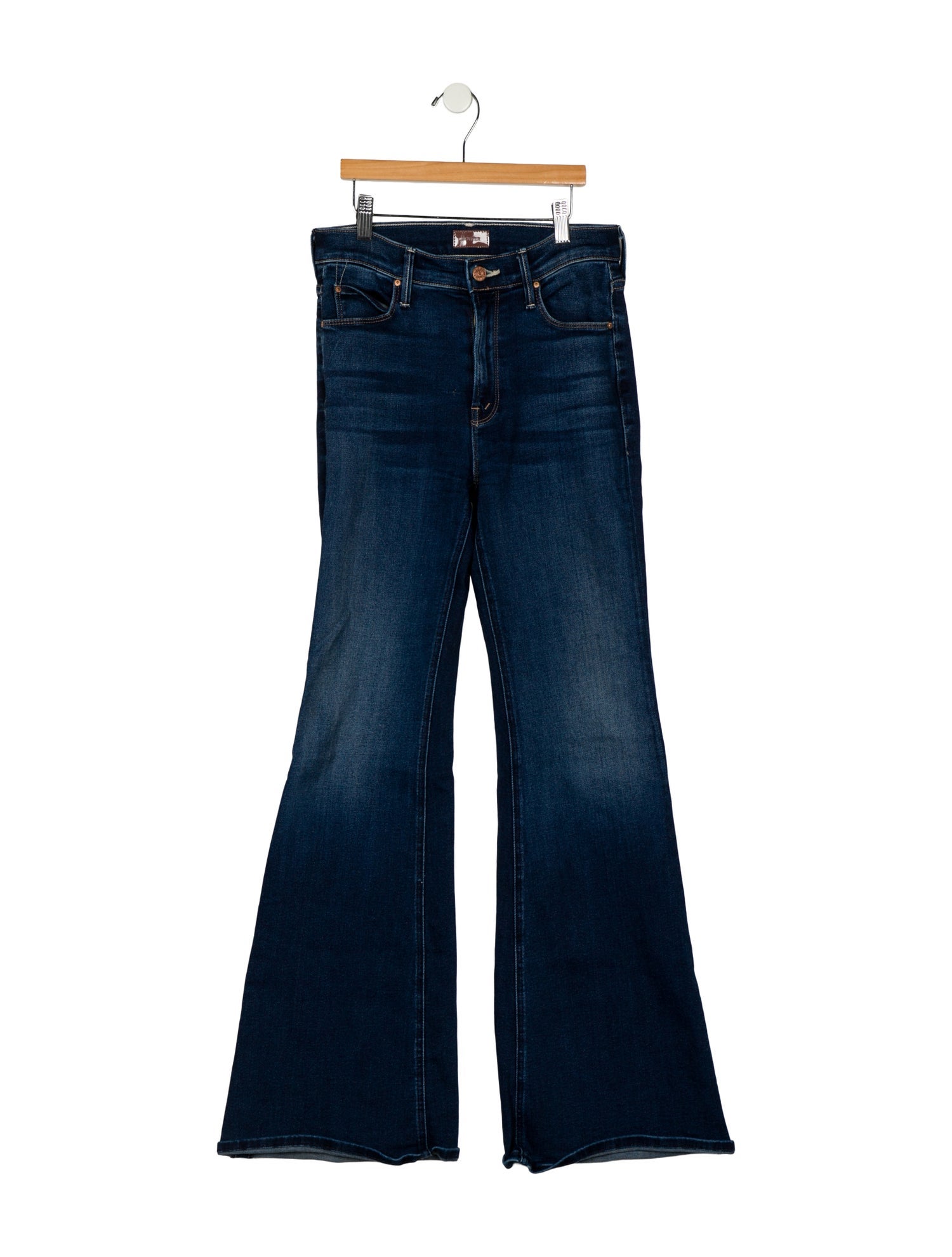 Mother Mid-Rise Straight Leg Jeans