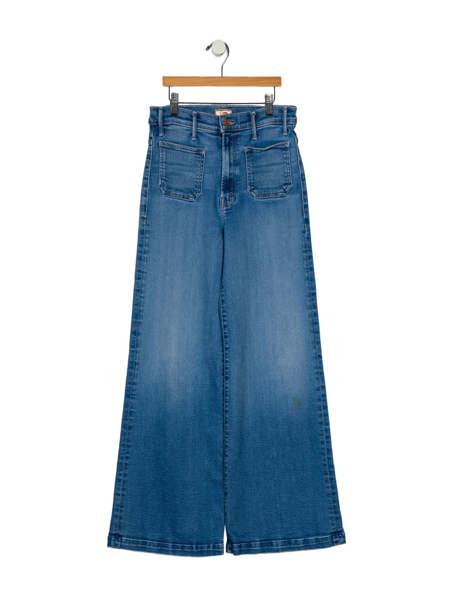 Mother High-Rise Wide Leg Jeans