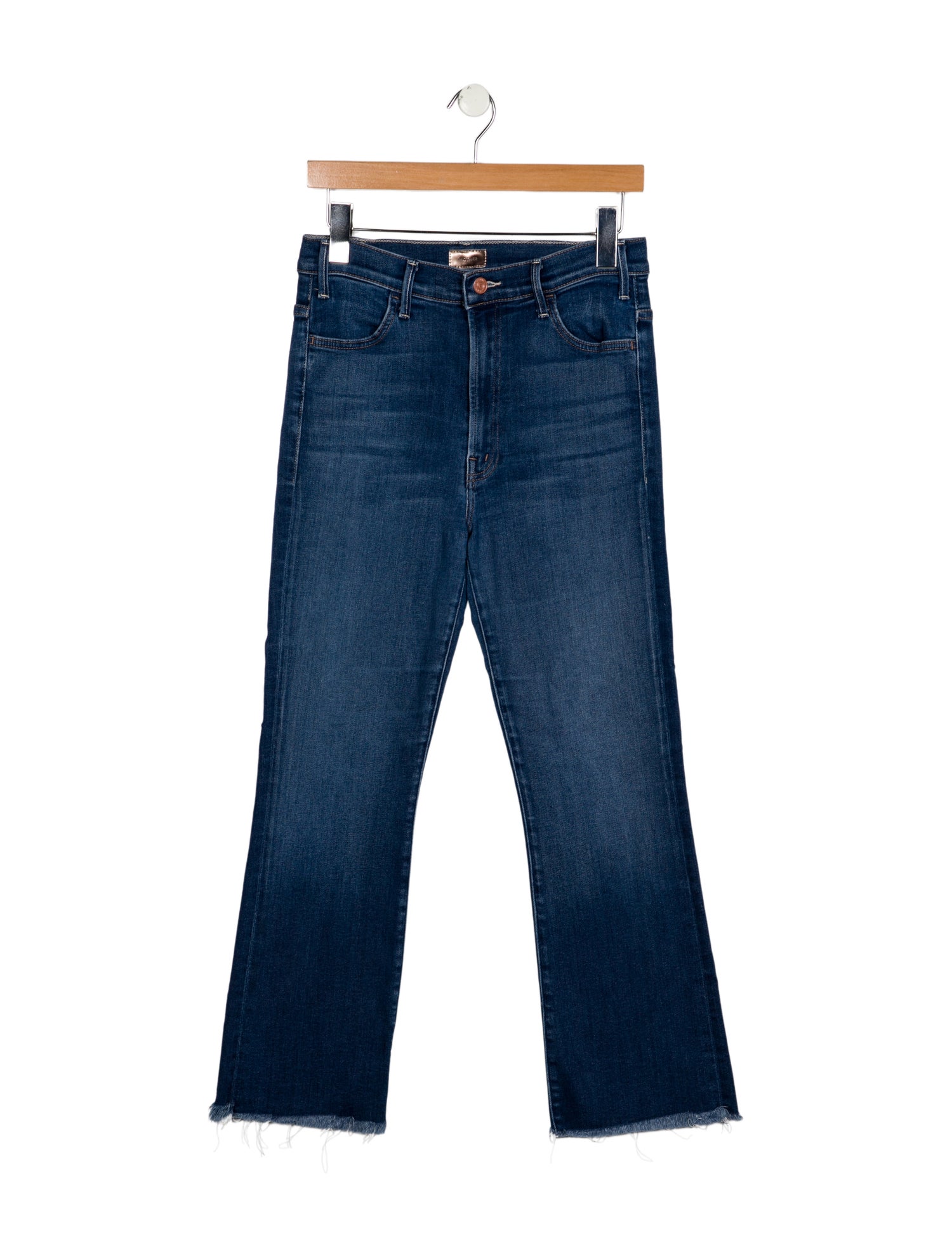 Mother Mid-Rise Straight Leg Jeans