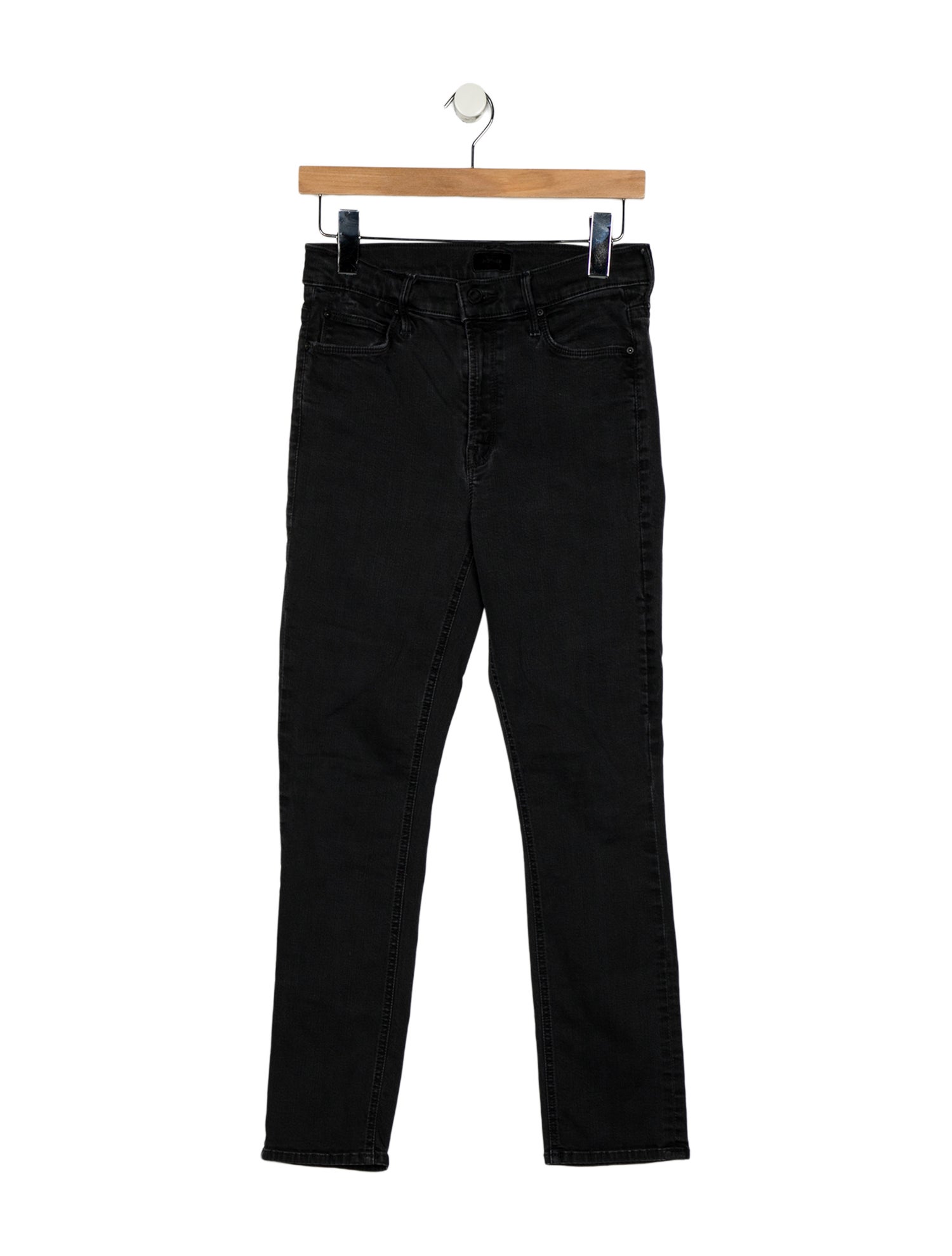 Mother Mid-Rise Straight Leg Jeans