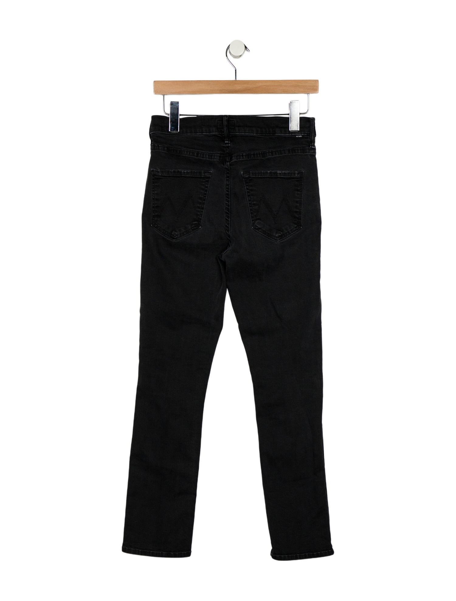 Mother Mid-Rise Straight Leg Jeans