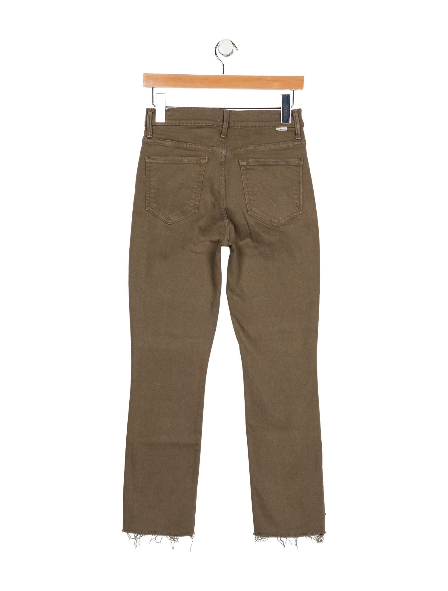 Mother Mid-Rise Straight Leg Jeans