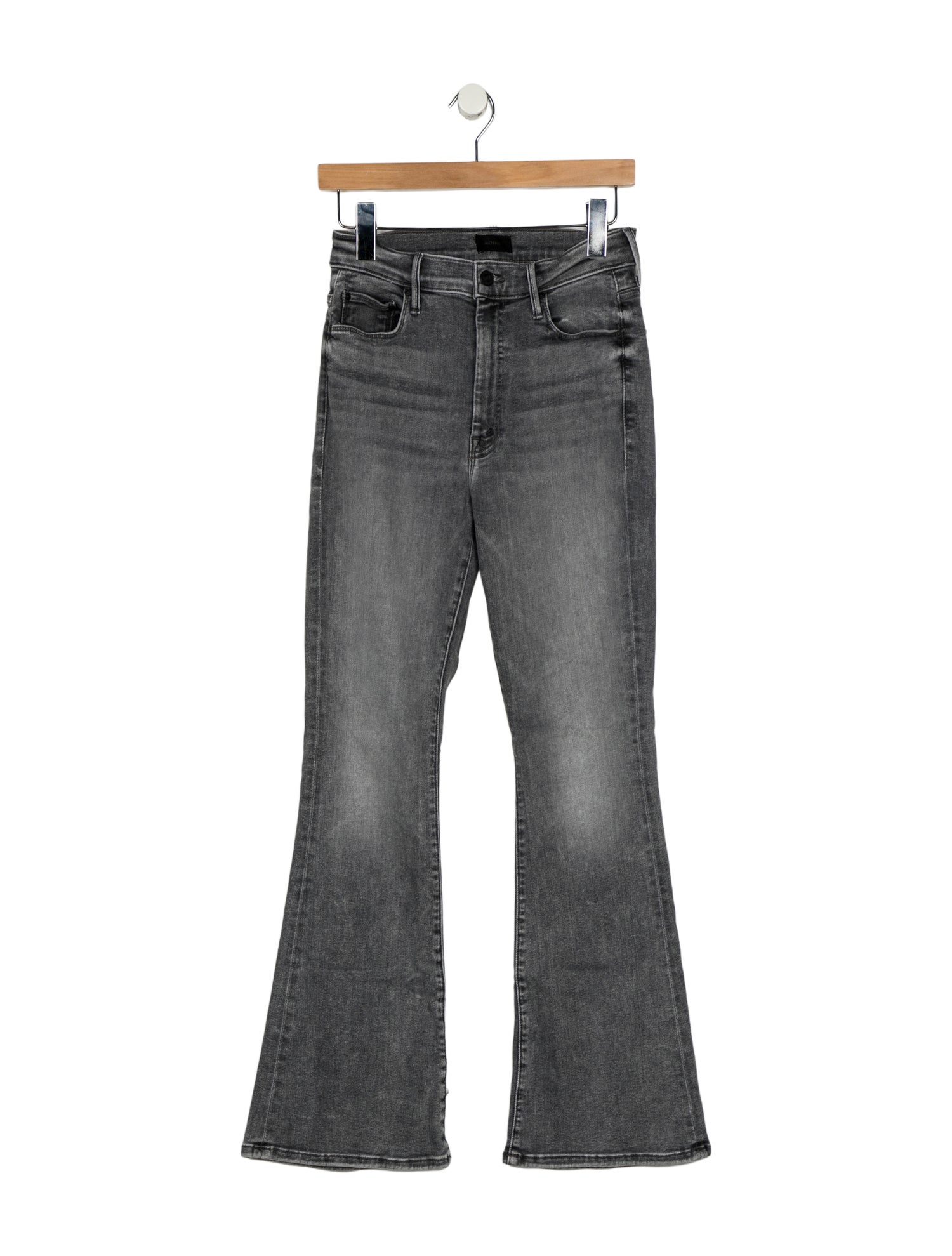 Mother Mid-Rise Wide Leg Jeans