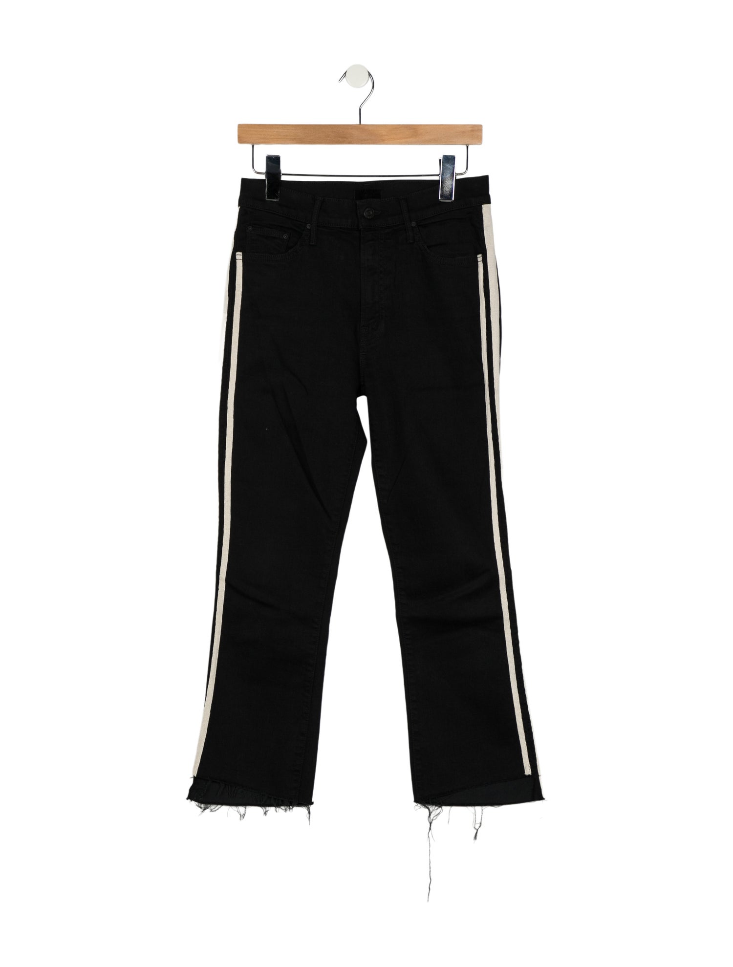 Mother Mid-Rise Straight Leg Jeans