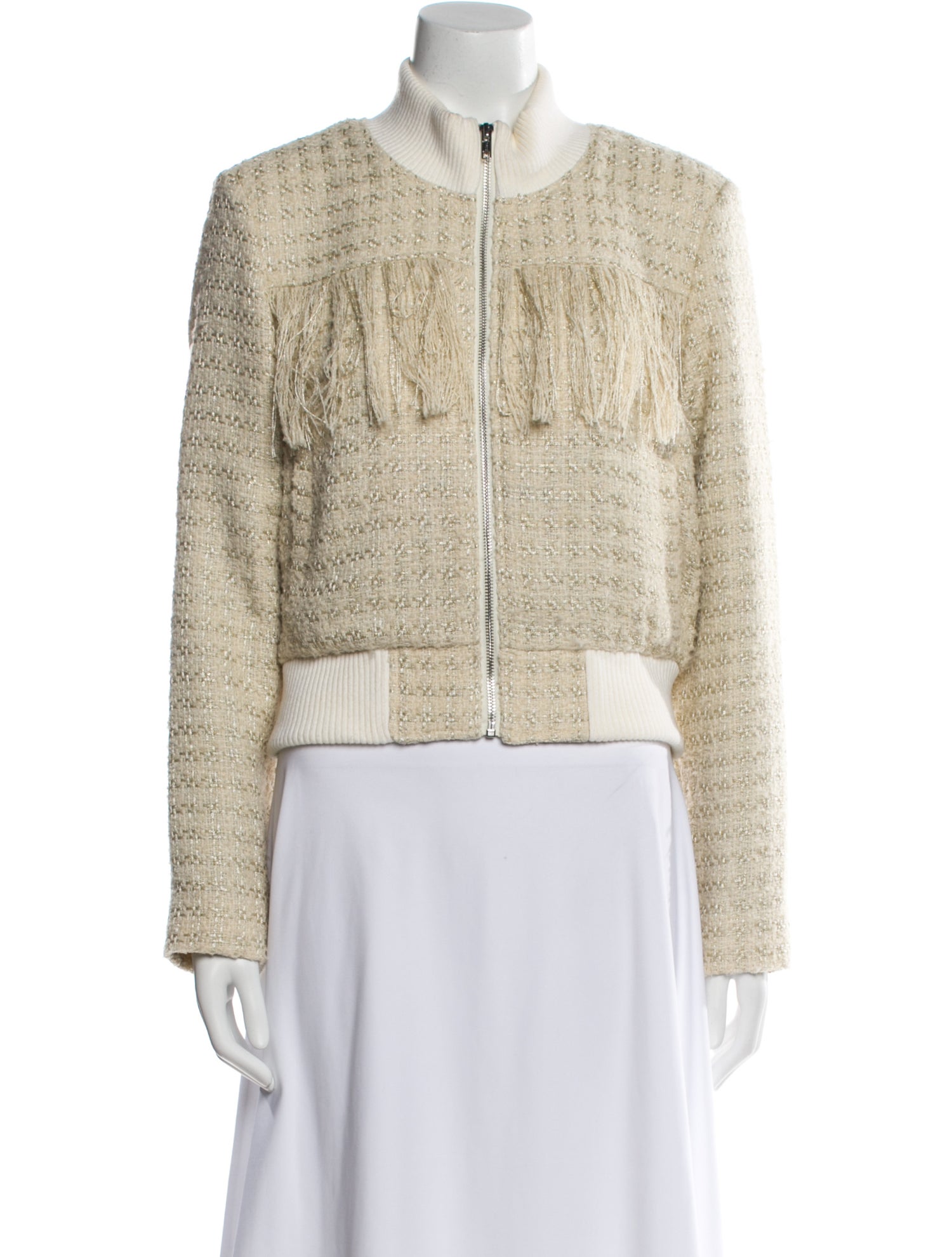 Mother Tweed Pattern Evening Jacket