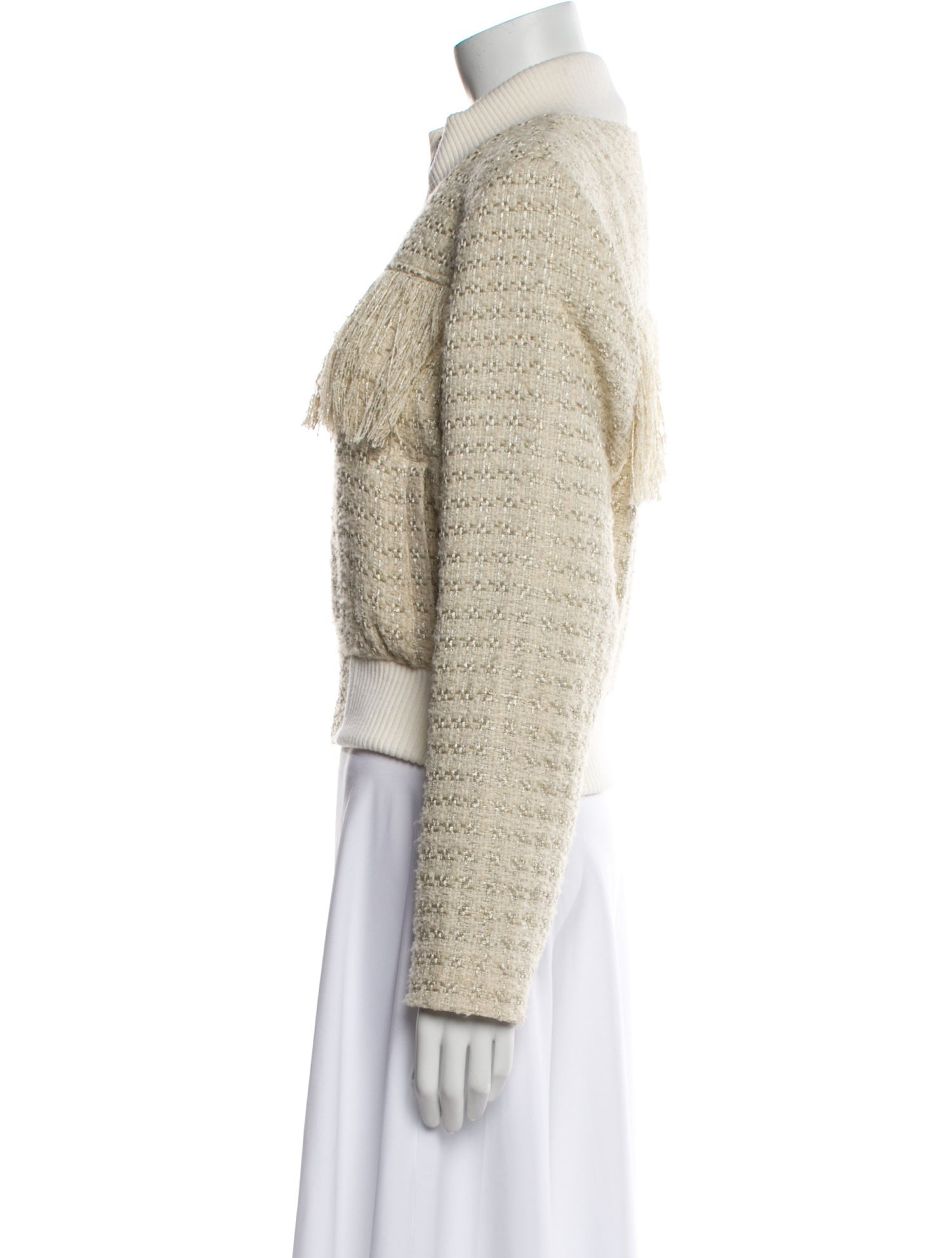 Mother Tweed Pattern Evening Jacket