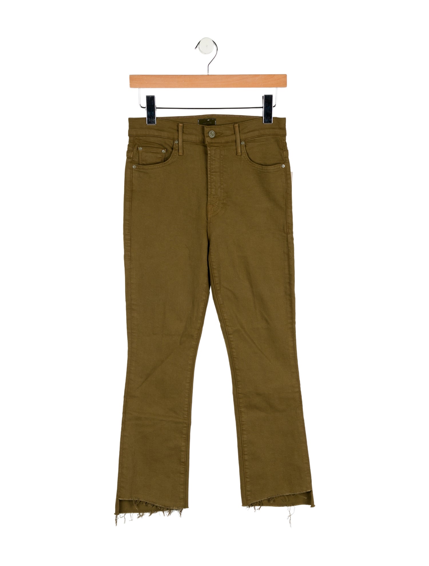 Mother Mid-Rise Straight Leg Jeans