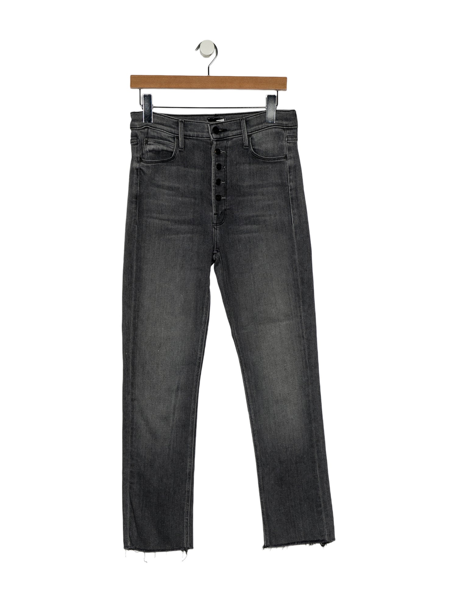 Mother High-Rise Straight Leg Jeans