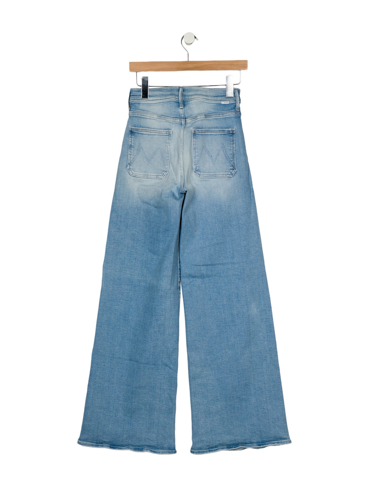Mother Mid-Rise Wide Leg Jeans