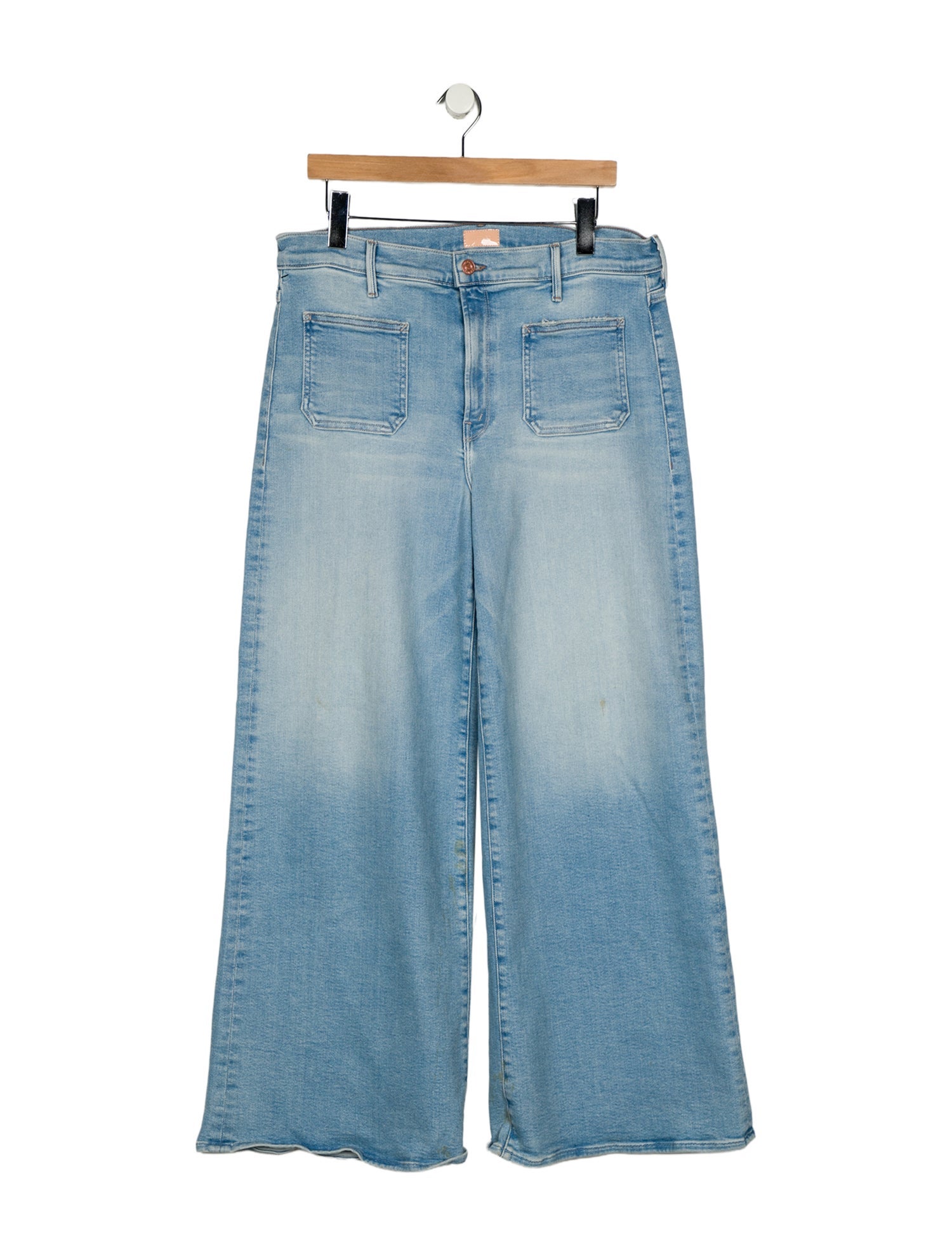 Mother High-Rise Wide Leg Jeans