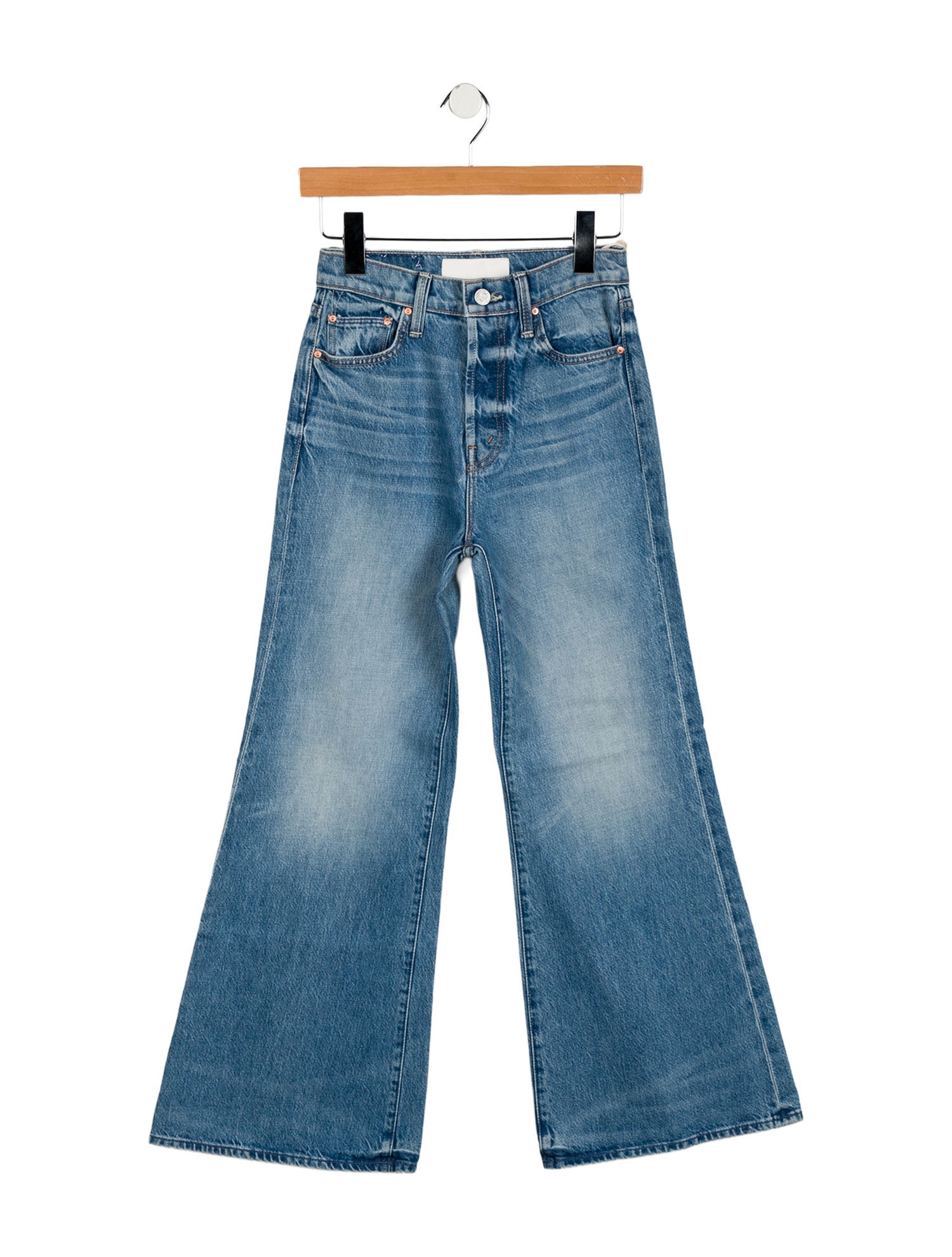 Mother Mid-Rise Wide Leg Jeans w/ Tags