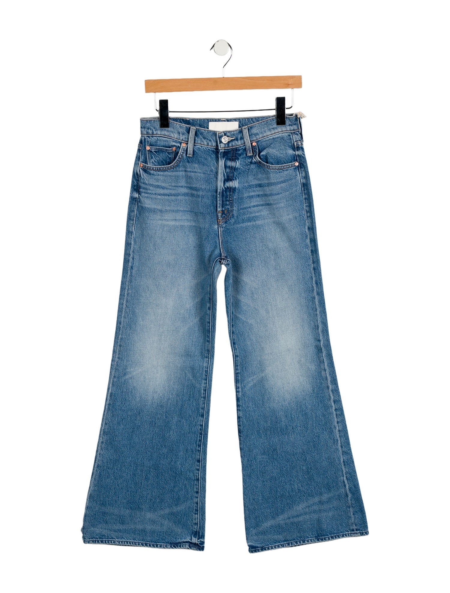 Mother High-Rise Wide Leg Jeans w/ Tags