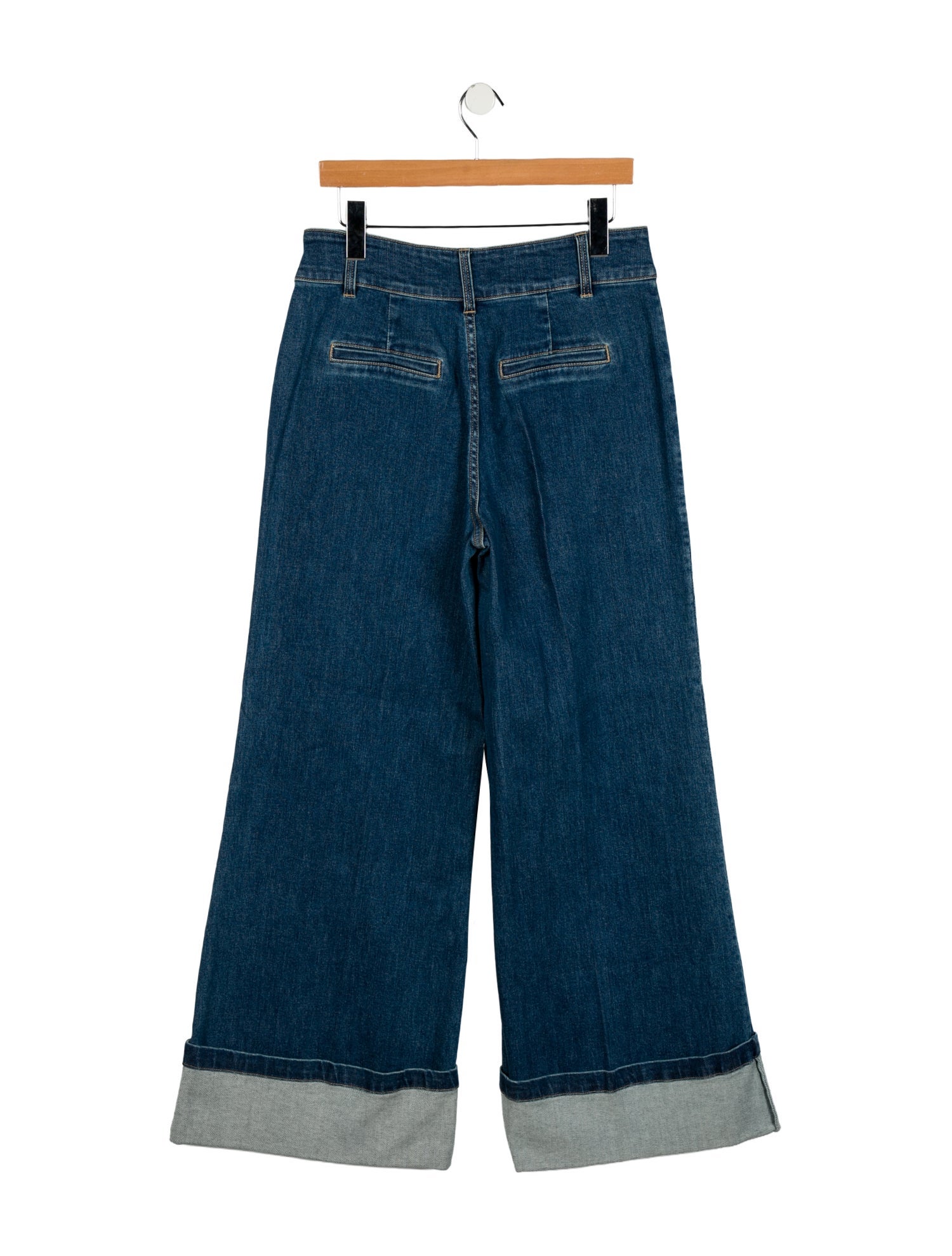 Mother High-Rise Wide Leg Jeans w/ Tags