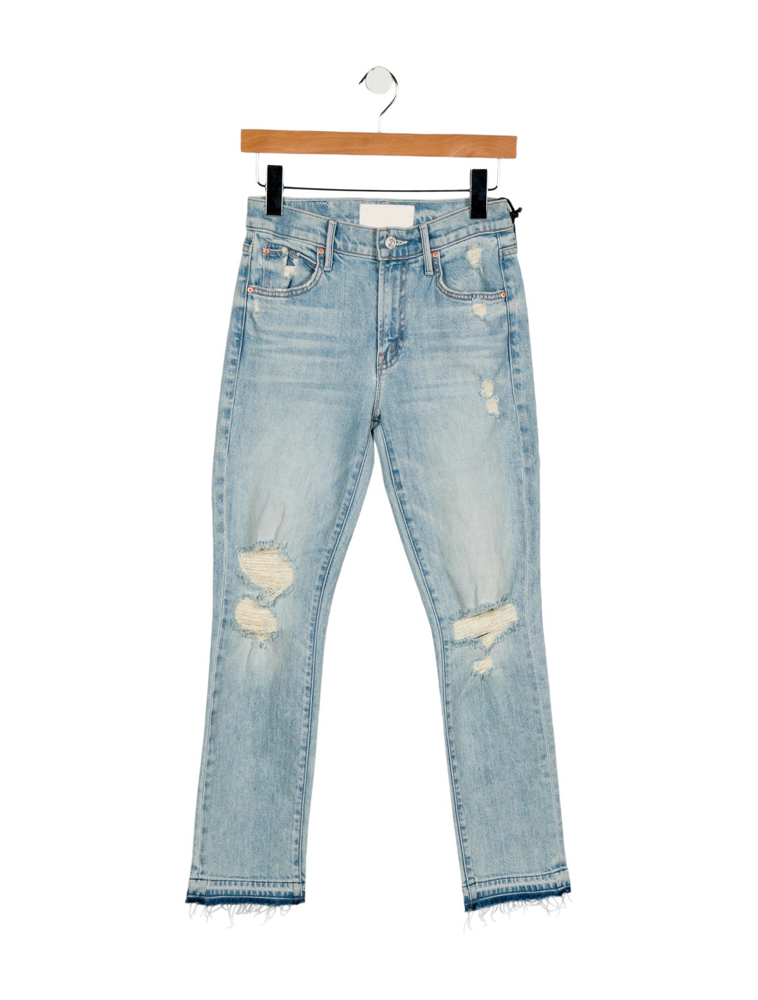 Mother Mid-Rise Straight Leg Jeans w/ Tags