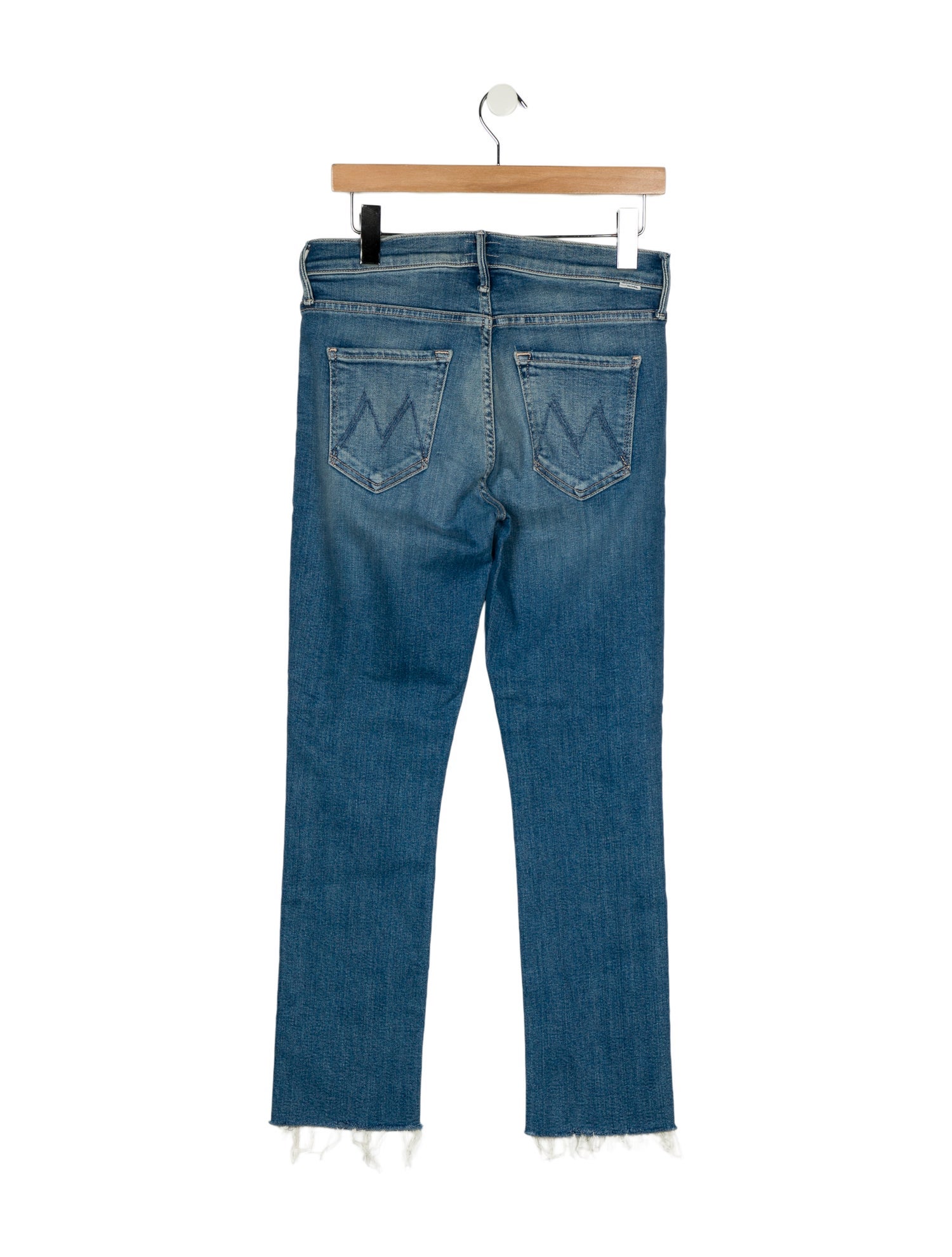 Mother Mid-Rise Straight Leg Jeans