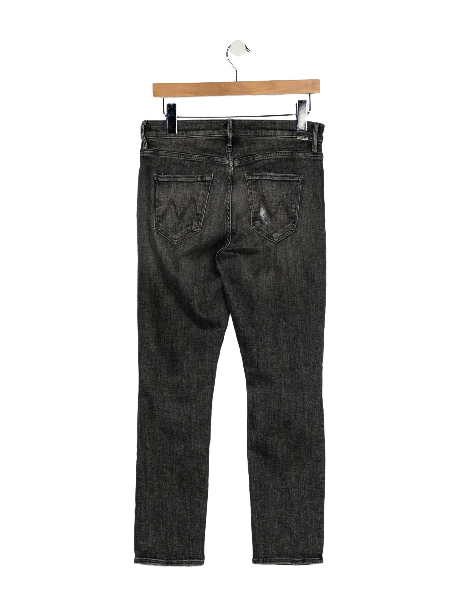 Mother Mid-Rise Straight Leg Jeans