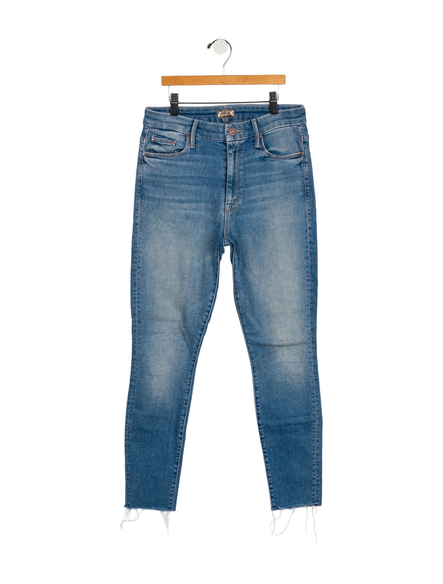 Mother Mid-Rise Skinny Leg Jeans