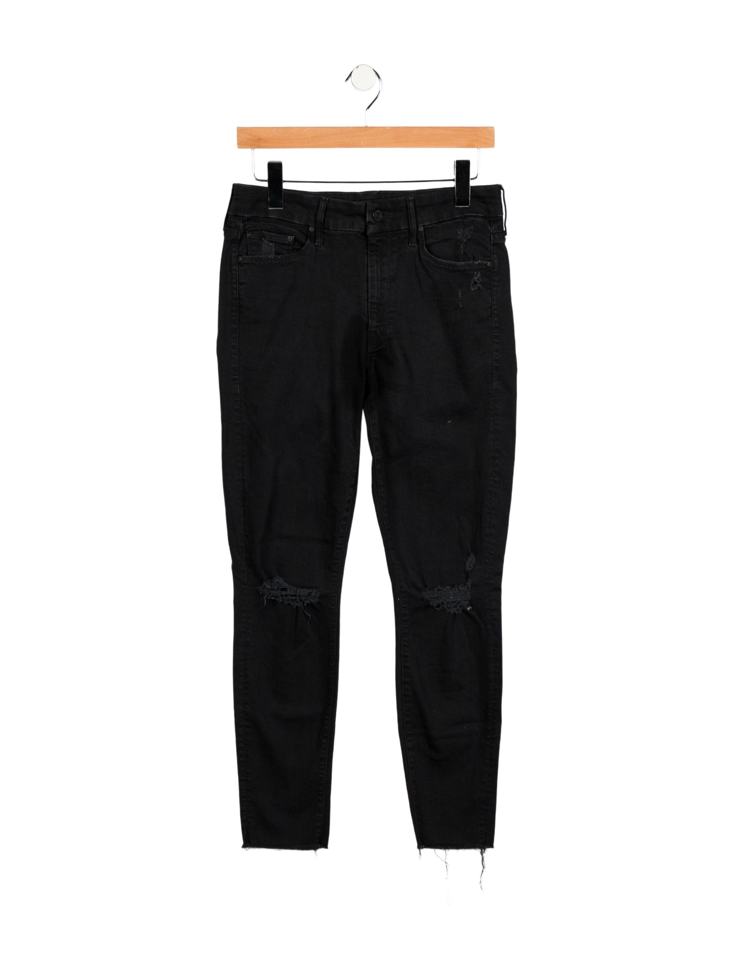 Mother Mid-Rise Skinny Leg Jeans